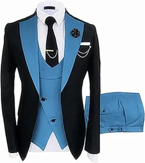 3 Piece Men Suits Slim Fit Wedding Prom Tuxedo Suits for Men Formal Business Suit