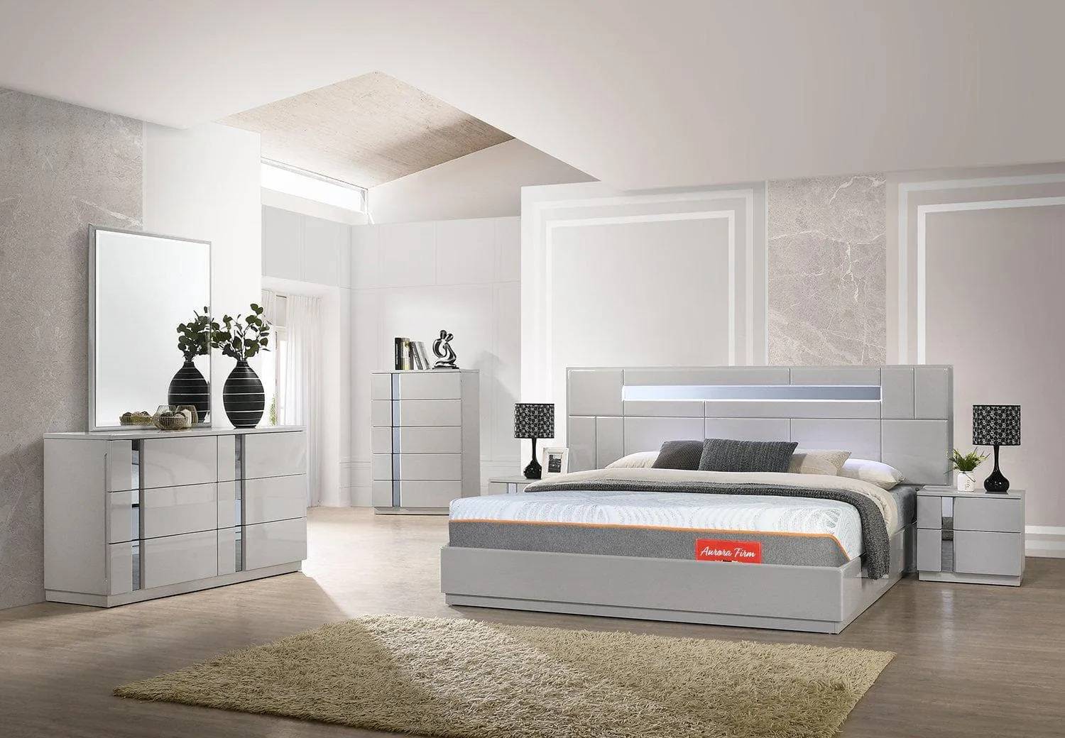 3/4 Super Single Aurora 14" Thick Hybrid Mattress