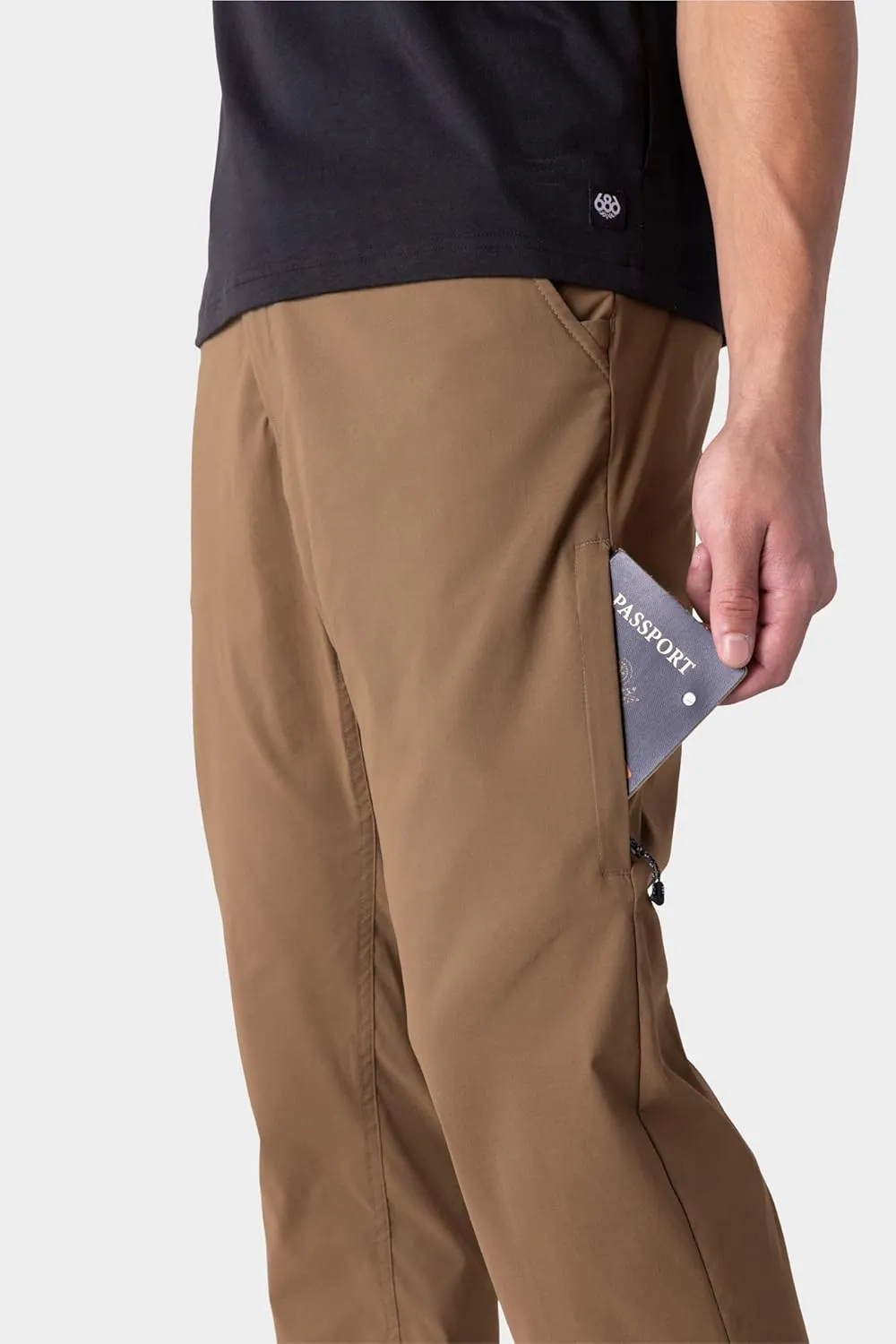 686 Men's Everywhere Featherlight Chino Pant - Slim Fit - 10 Pocket Design