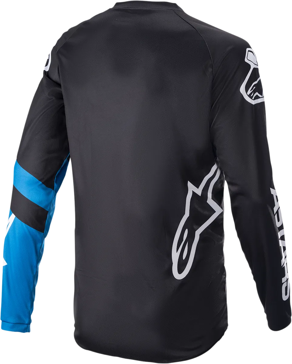 ALPINESTARS Racer V3 Long-Sleeve Jersey - Black/Bright Blue - Medium 1762822-1078-MD