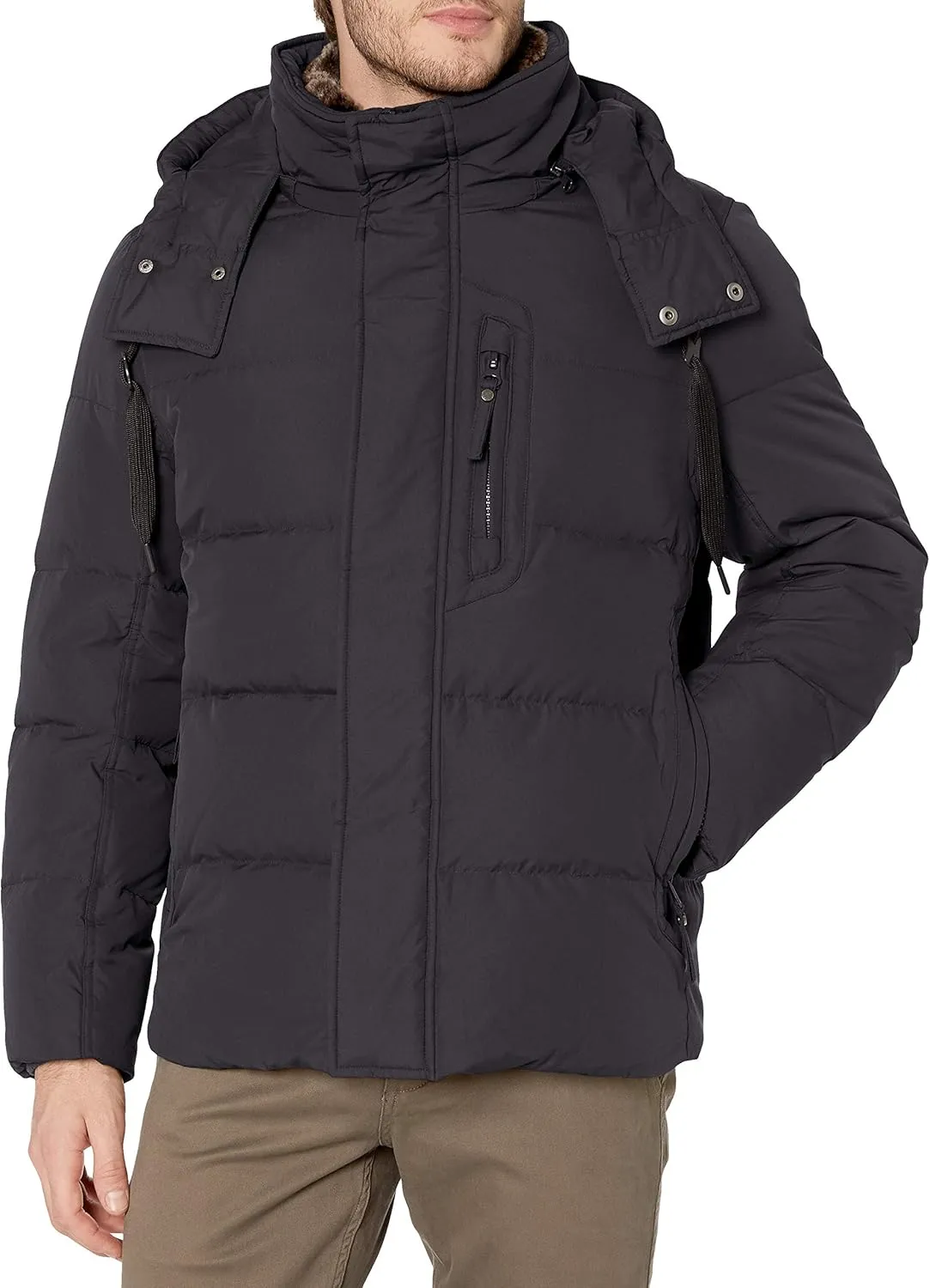 Andrew Marc Men's Mid Length Down Jacket