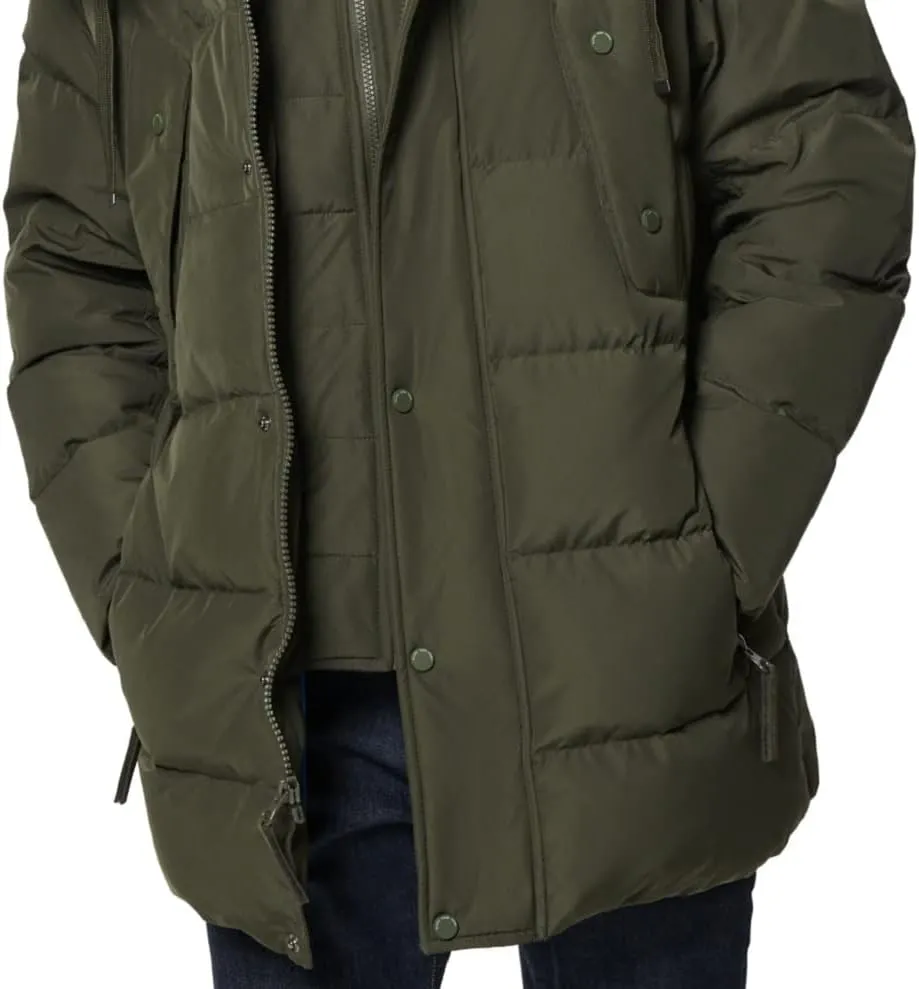 Andrew Marc Men's Mid Length Down Jacket