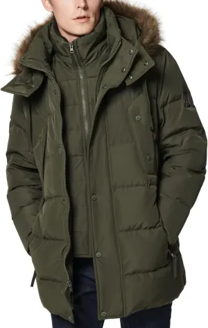 Andrew Marc Men's Mid Length Down Jacket