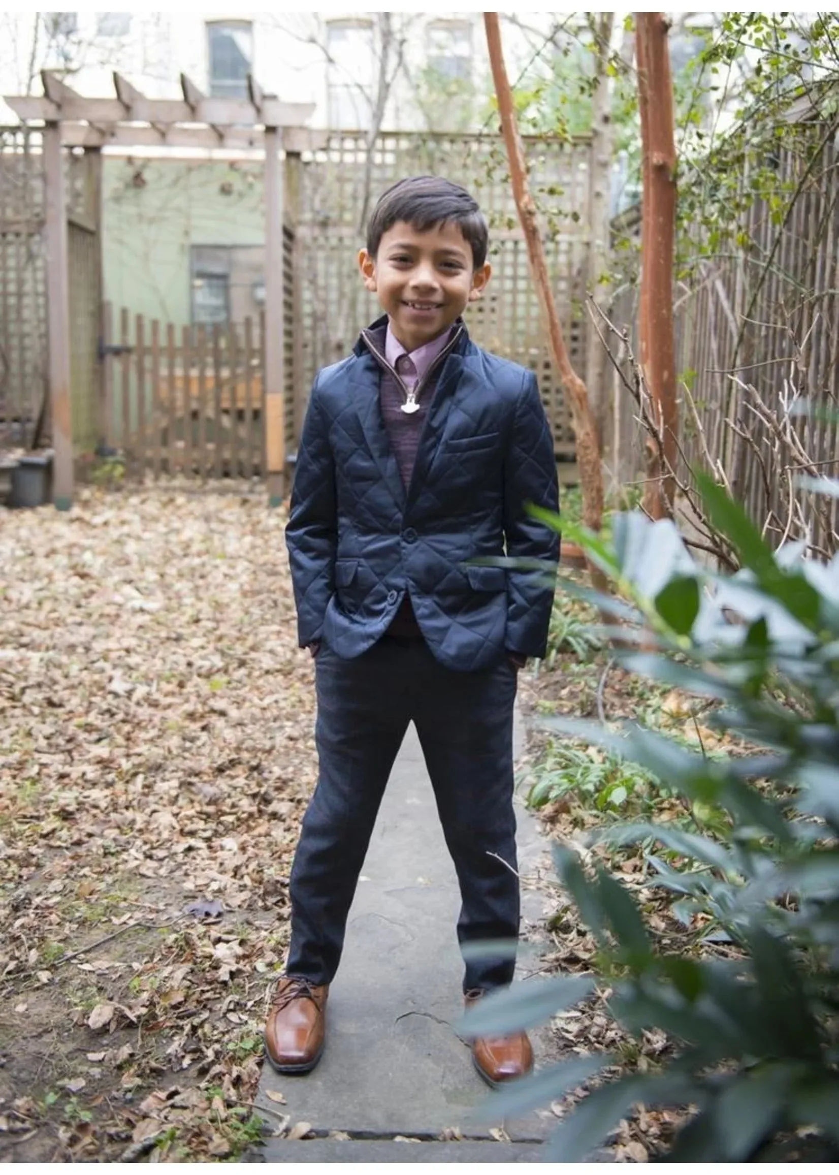 Appaman Boys Director Jacket Dark Navy Quilted U8DIR-DN *