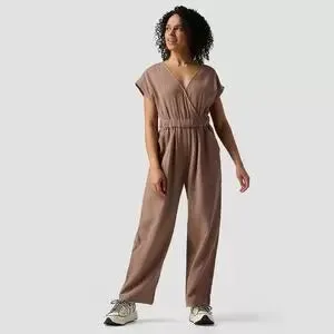 Backcountry Sleeveless Cotton Gauze Jumpsuit