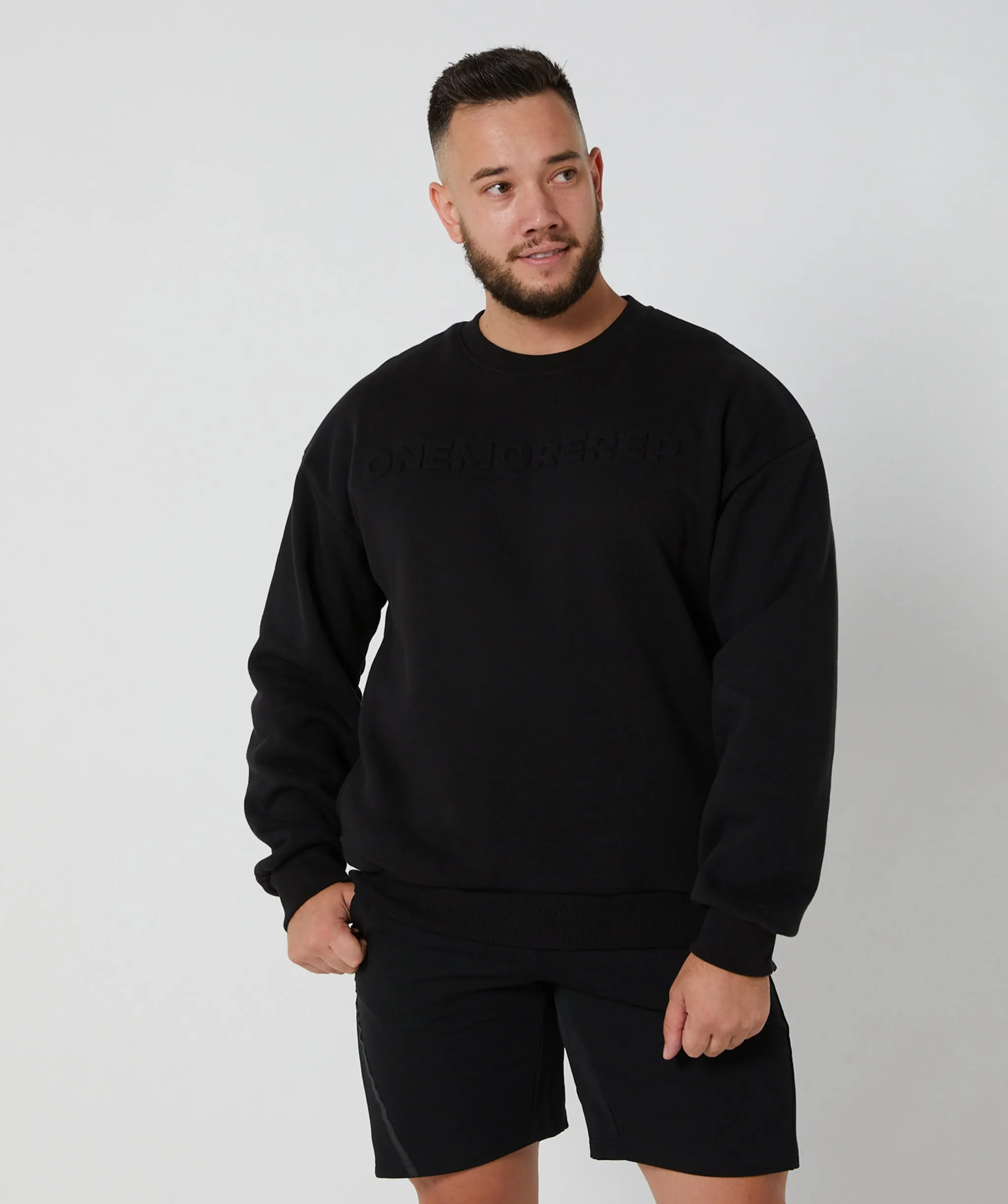 Boss Crewneck Jumper Black by OneMoreRep