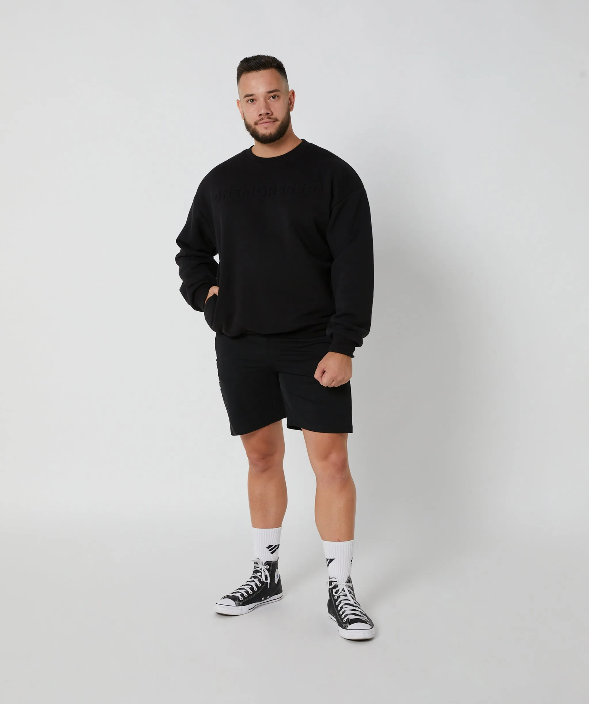 Boss Crewneck Jumper Black by OneMoreRep