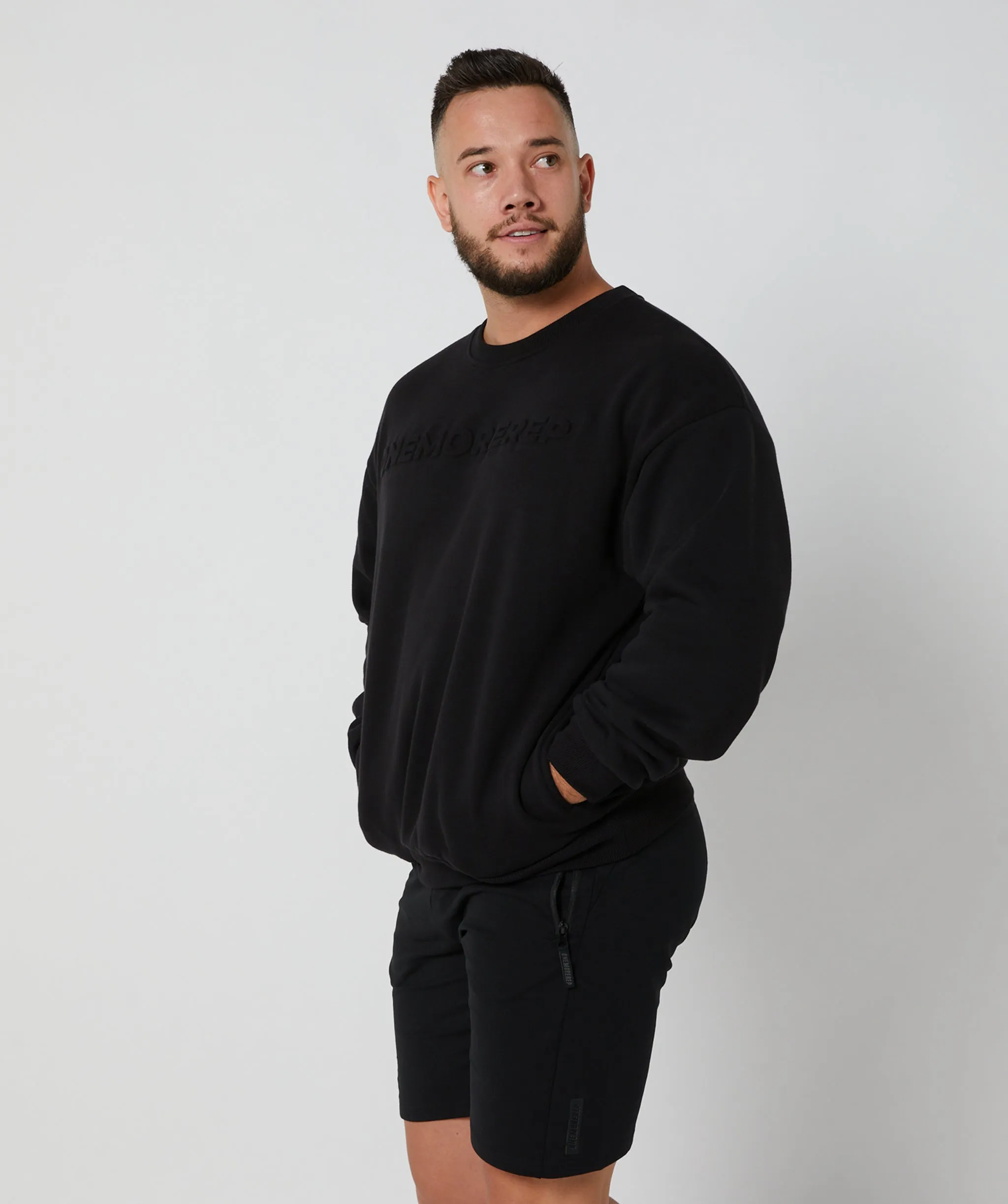 Boss Crewneck Jumper Black by OneMoreRep