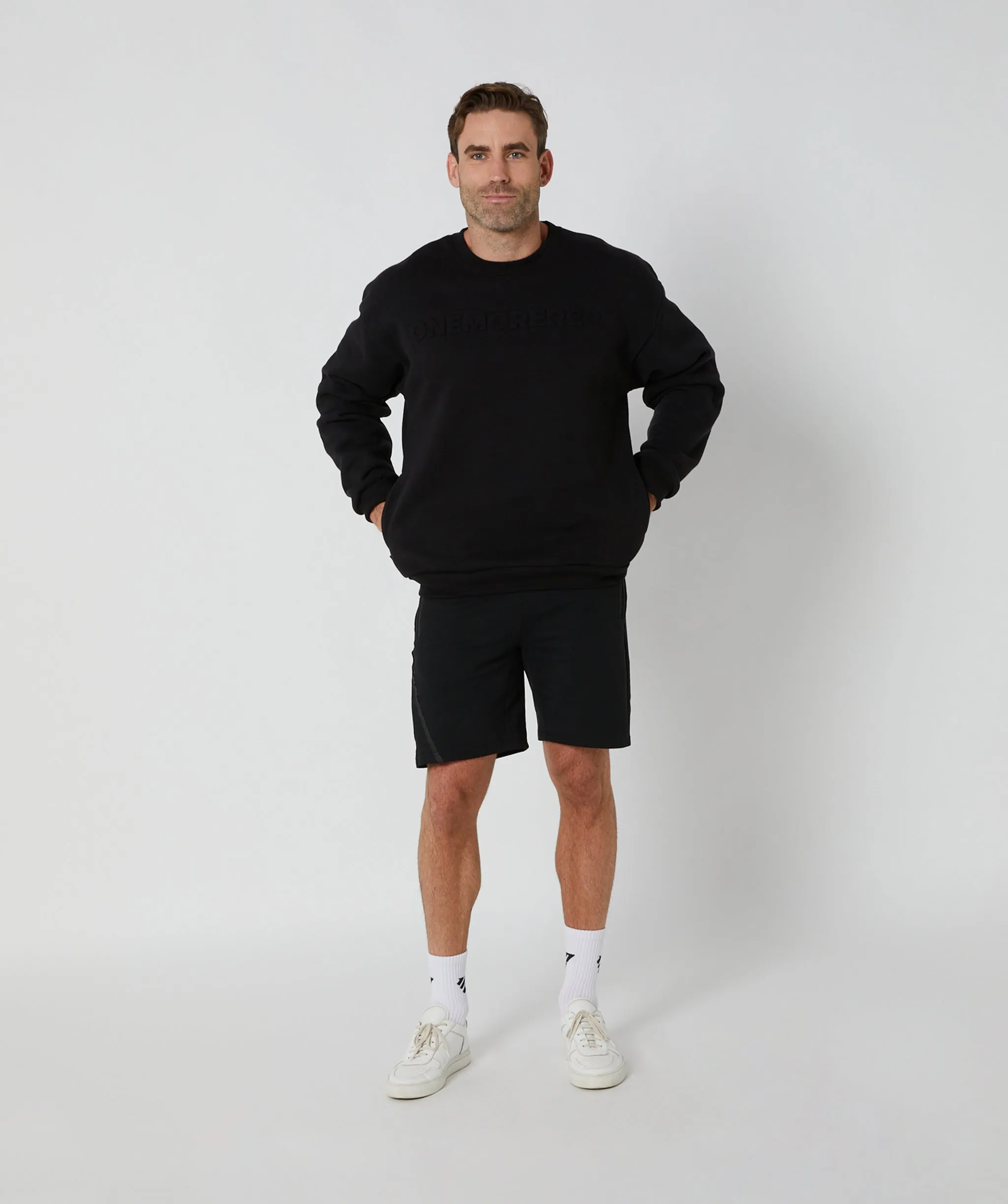 Boss Crewneck Jumper Black by OneMoreRep