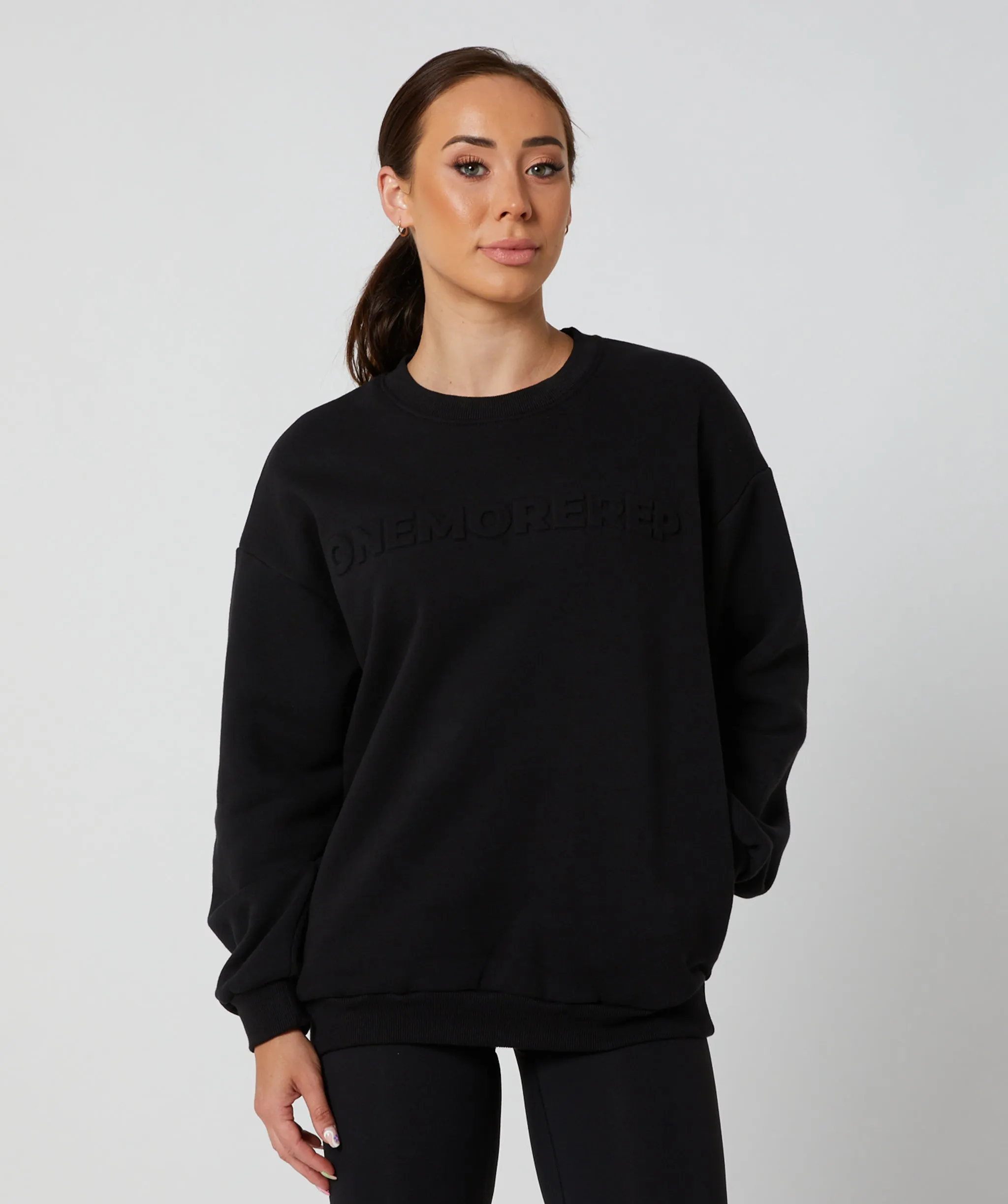 Boss Crewneck Jumper Black by OneMoreRep