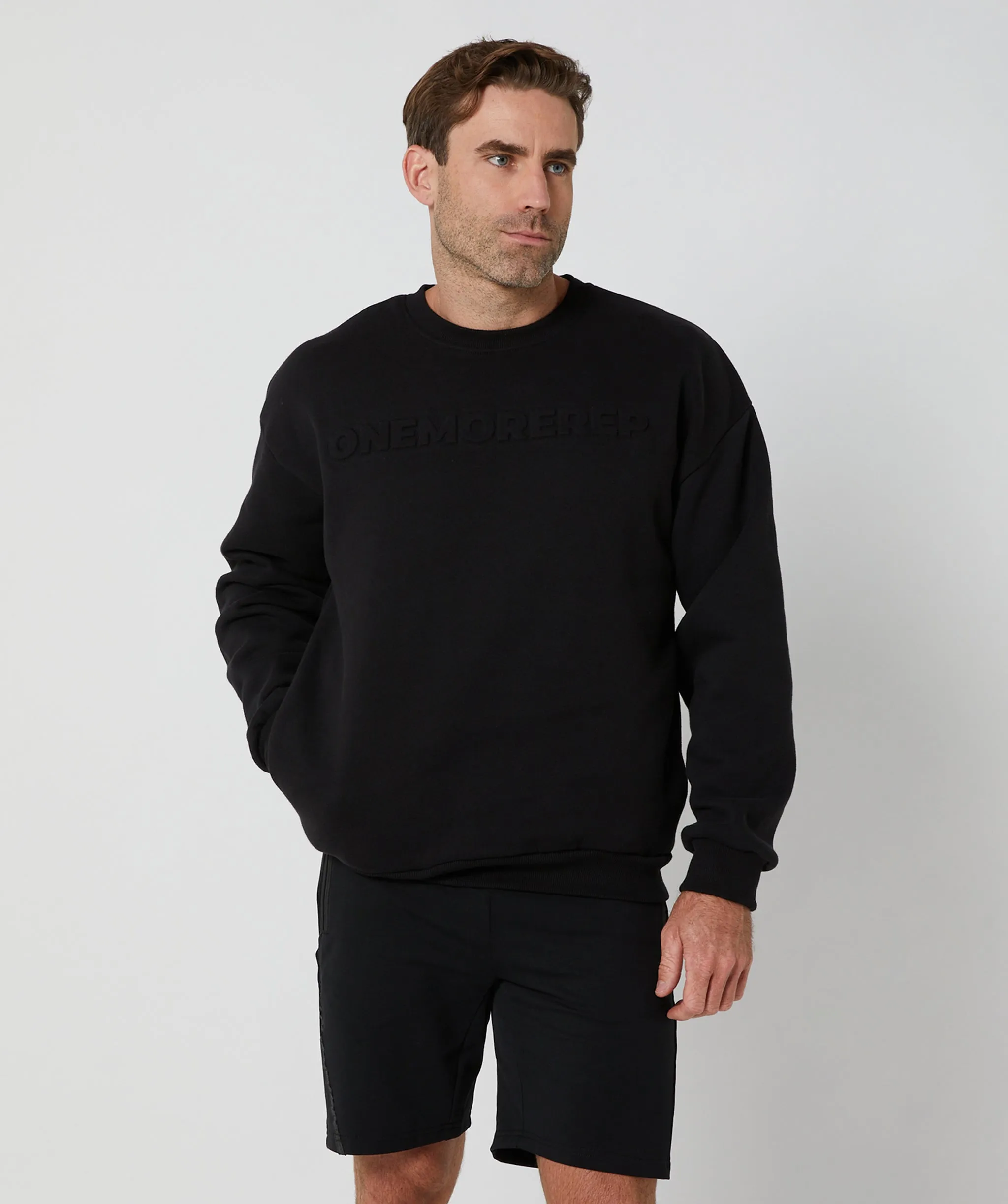 Boss Crewneck Jumper Black by OneMoreRep