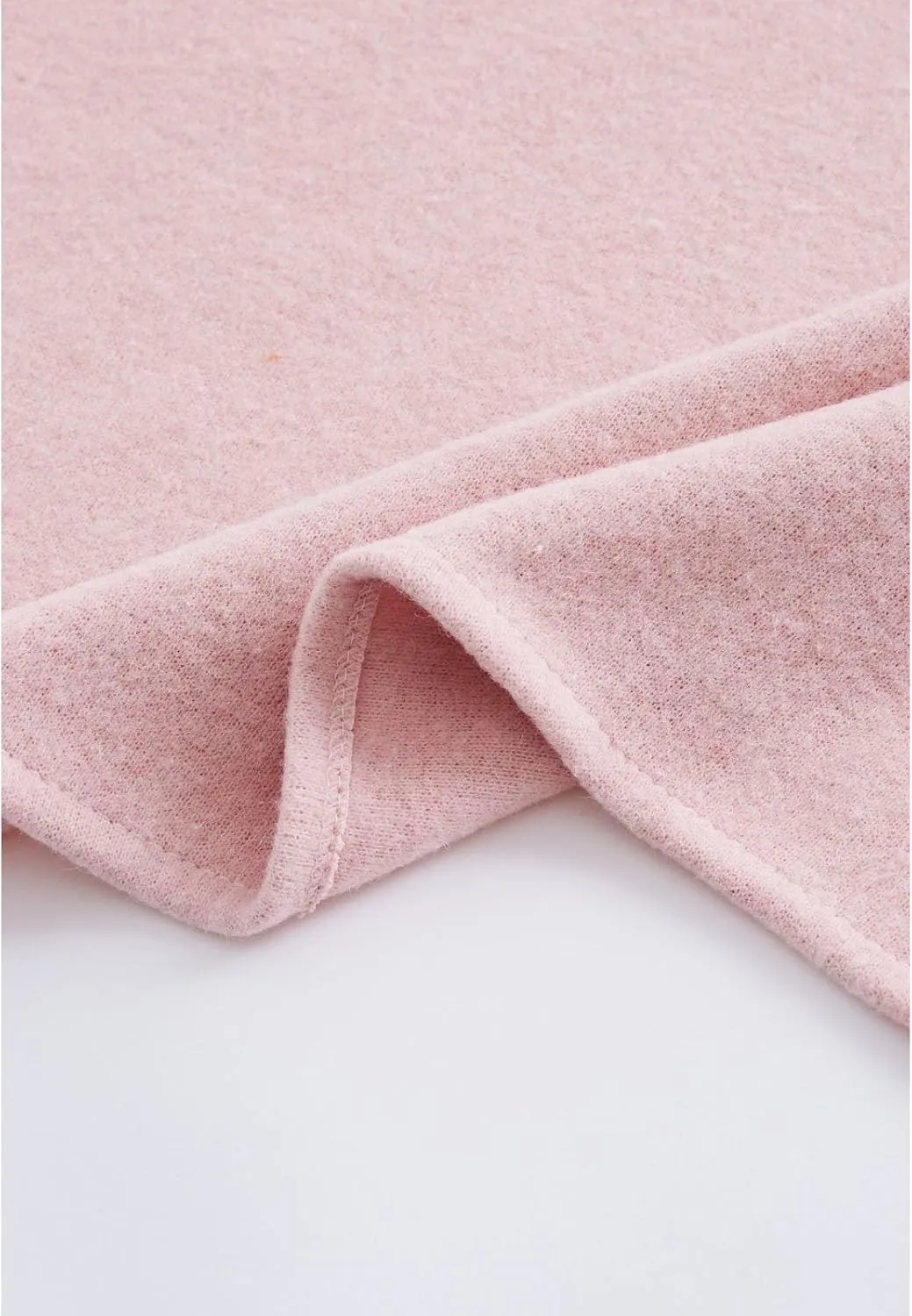 CHICWISH Women's Oatmeal/Grey/Black/Pink Self-Tie Bowknot Faux Fur Poncho