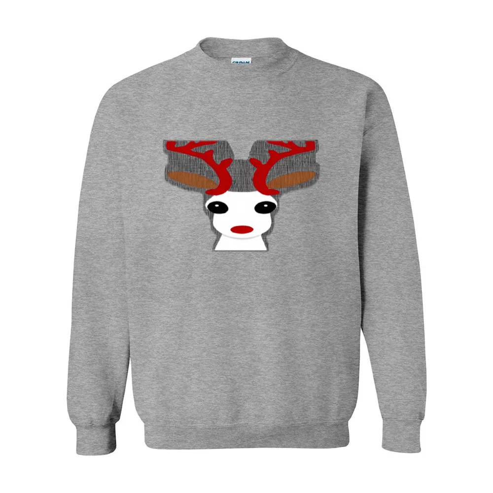 Christmas Reindeer Unisex Gildan 18000 Christmas Sweatshirt