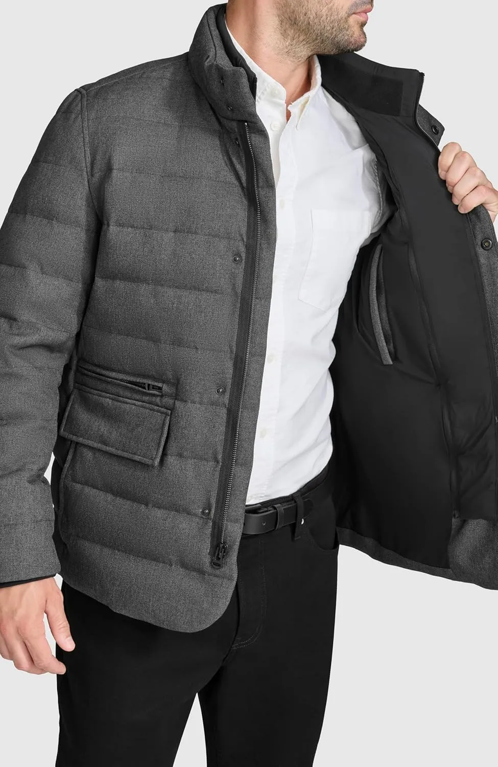 Cole Haan Men's Warm Casual Cold Weather Coat
