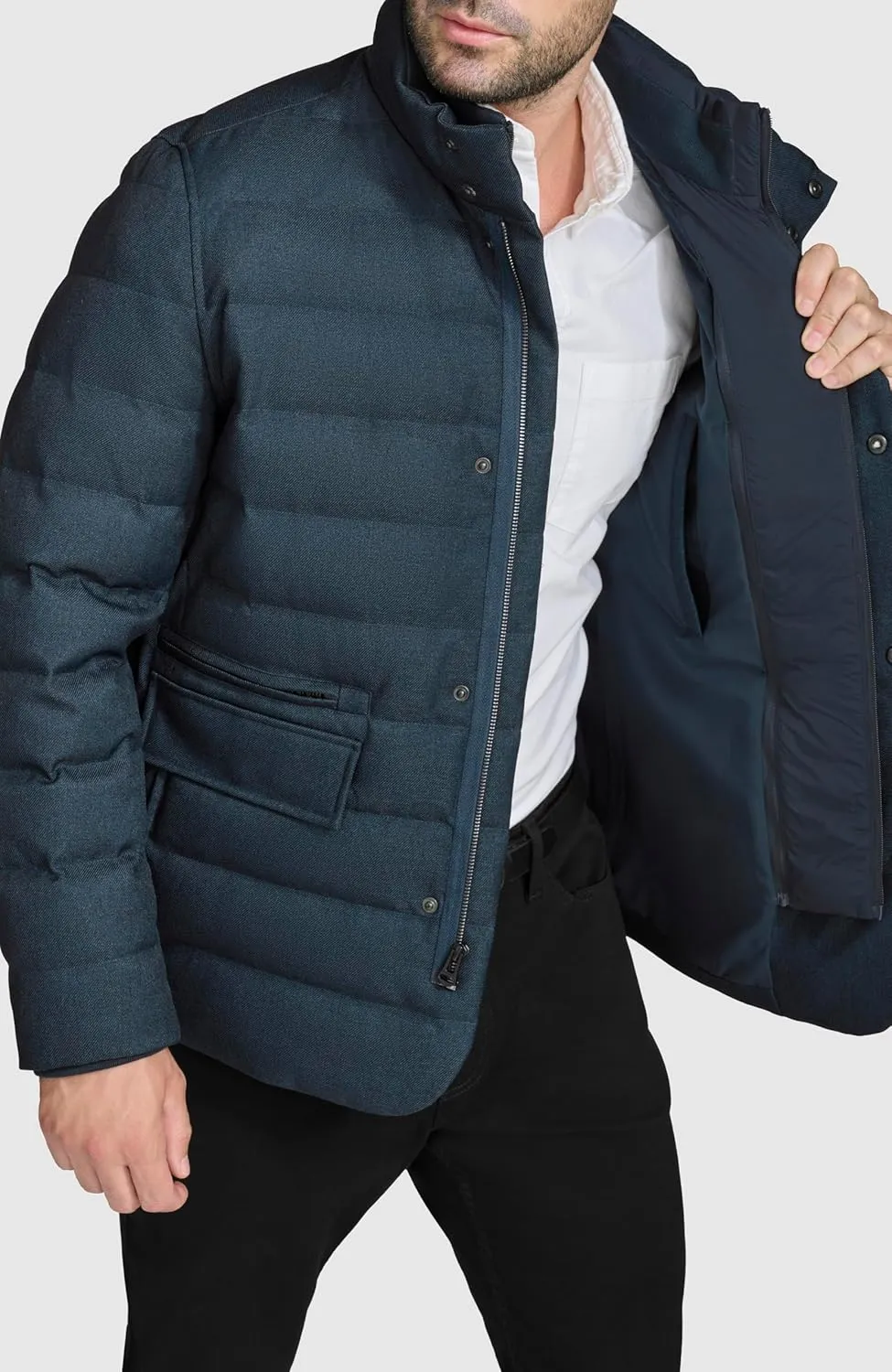 Cole Haan Men's Warm Casual Cold Weather Coat