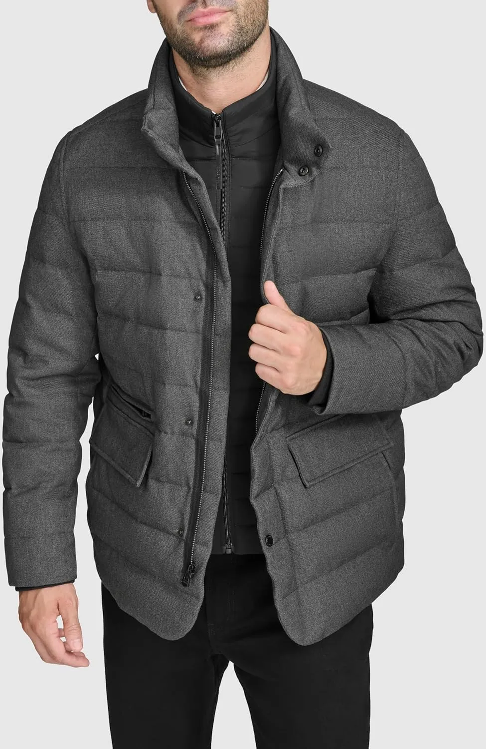 Cole Haan Men's Warm Casual Cold Weather Coat