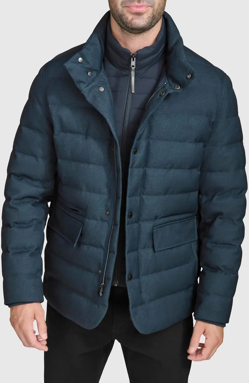 Cole Haan Men's Warm Casual Cold Weather Coat