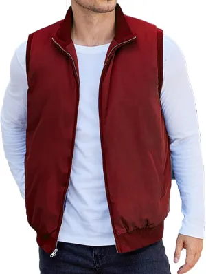 COOFANDY Men's Casual Outerwear Vests Padded Sleeveless Jacket Winter Outdoor Warm with Pockets
