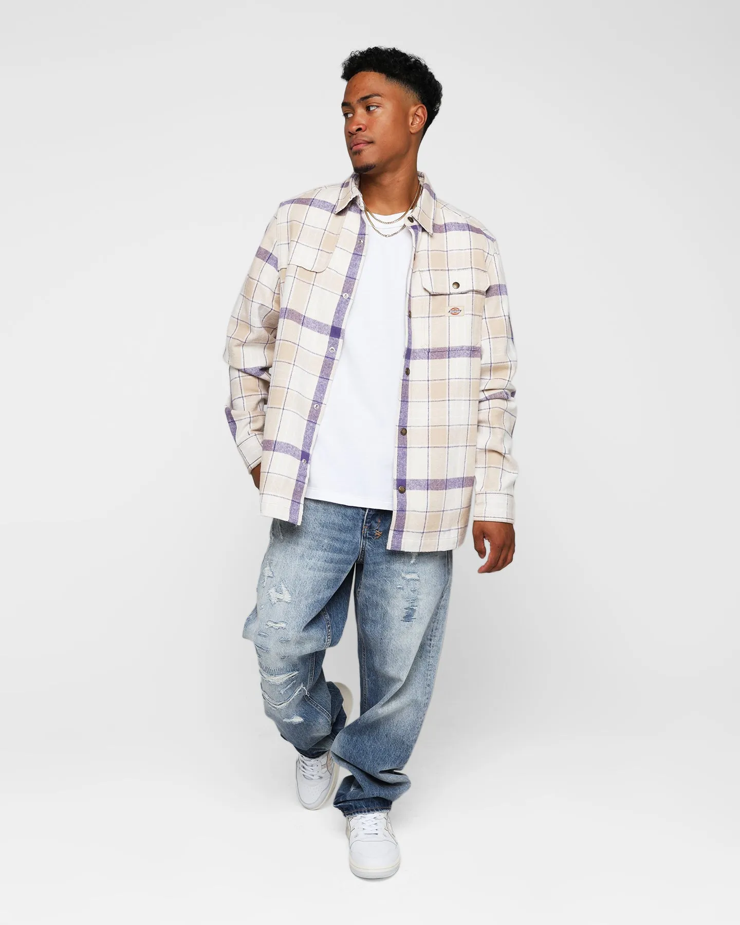Dickies Nimmons Plaid Long Sleeve Shirt Check