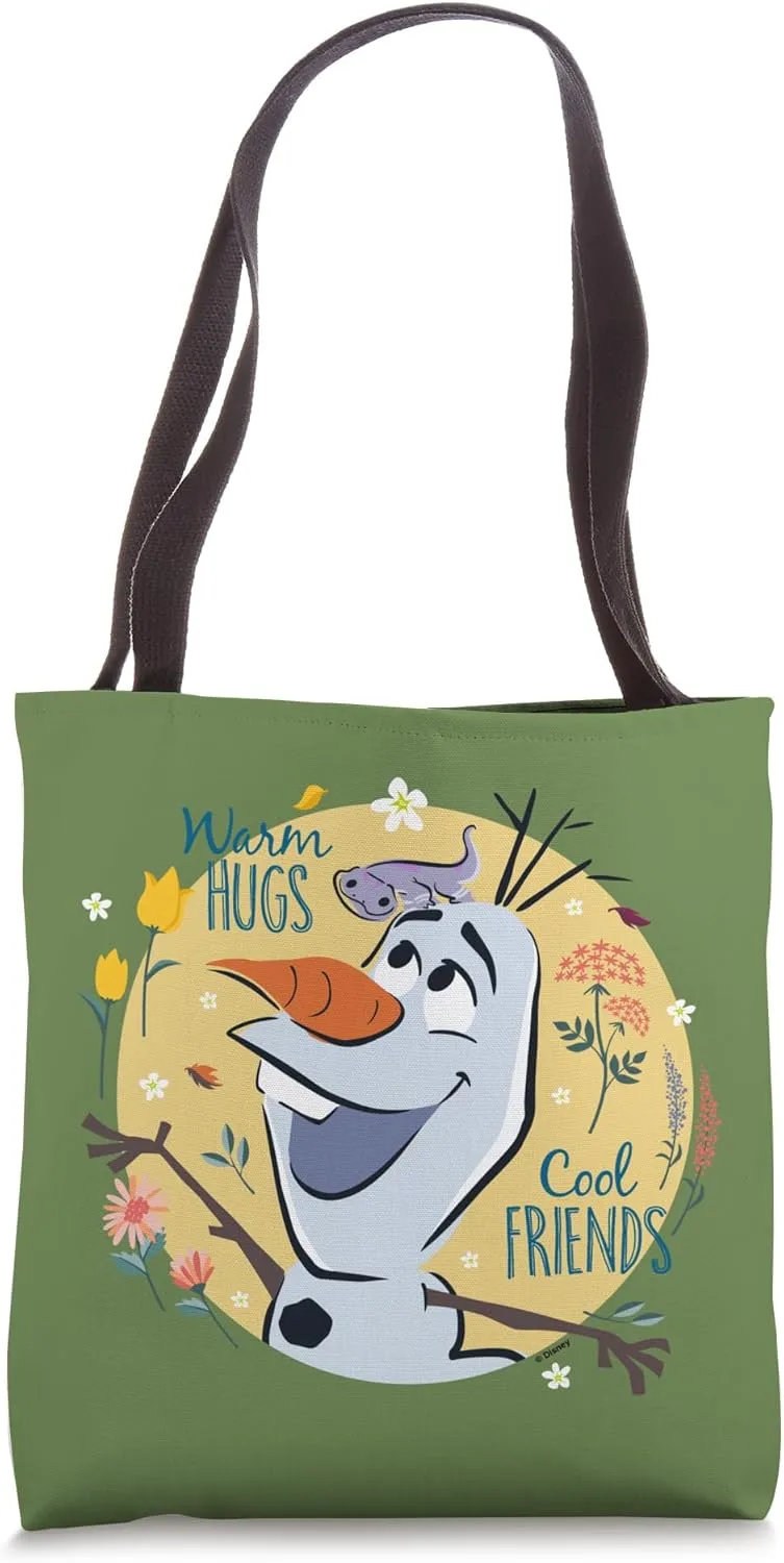 Disney Frozen 2 Warm Hugs Cool Friends Olaf & Bruni Tote Bag