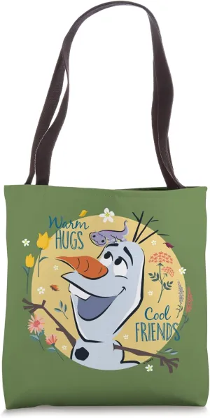 Disney Frozen 2 Warm Hugs Cool Friends Olaf & Bruni Tote Bag