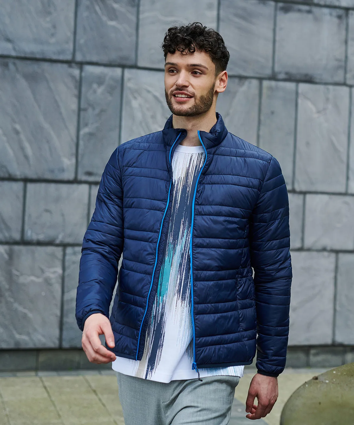 Firedown down-touch jacket | Navy/French Blue