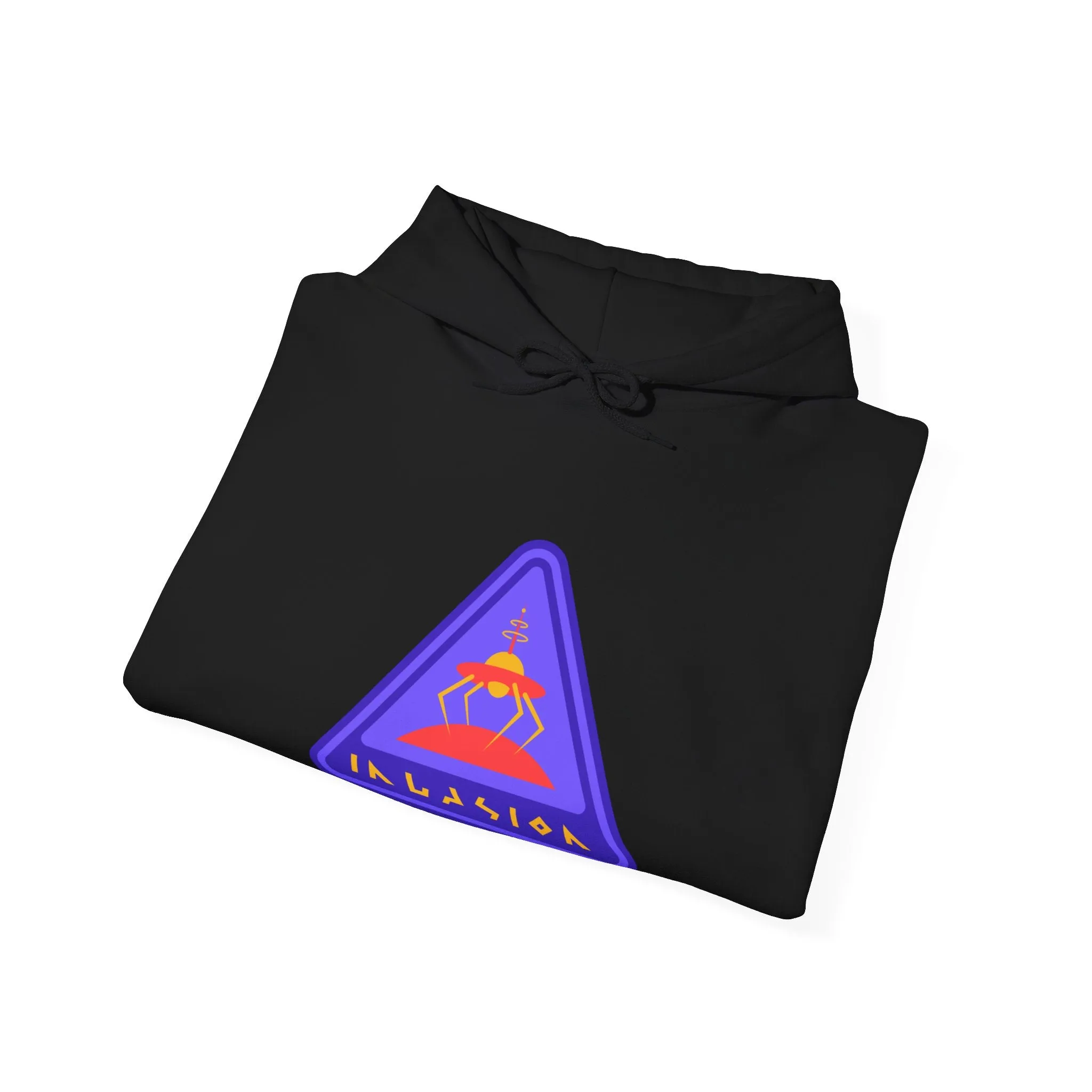 Invasioon Sign Retro Sci-Fi Hoodie
