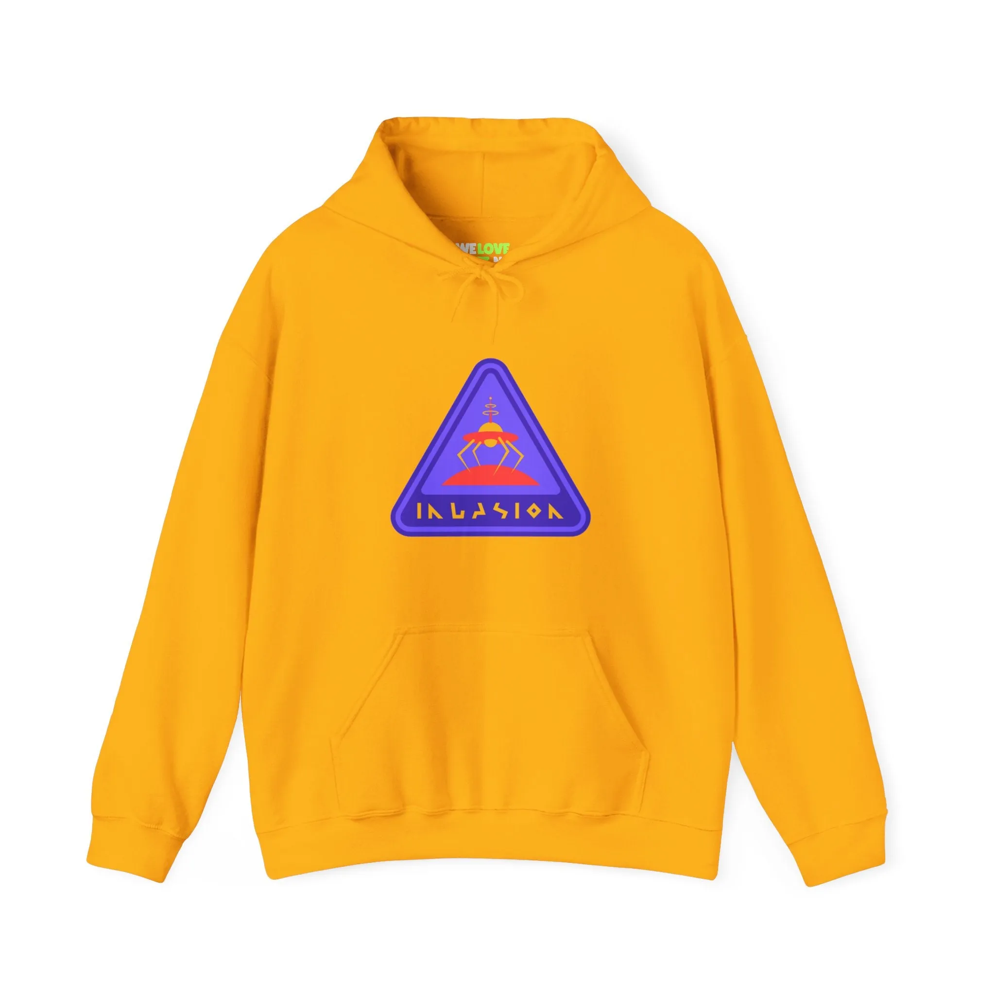 Invasioon Sign Retro Sci-Fi Hoodie