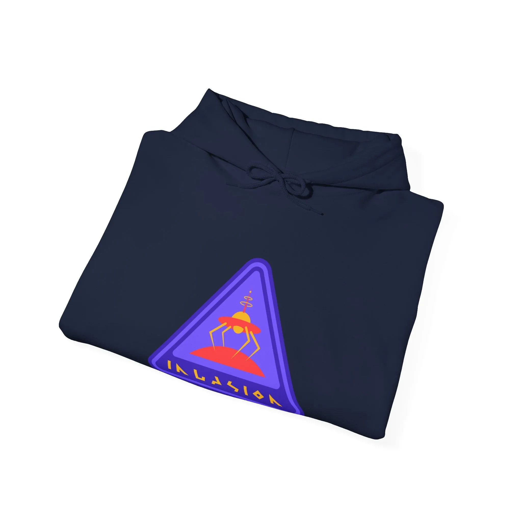 Invasioon Sign Retro Sci-Fi Hoodie