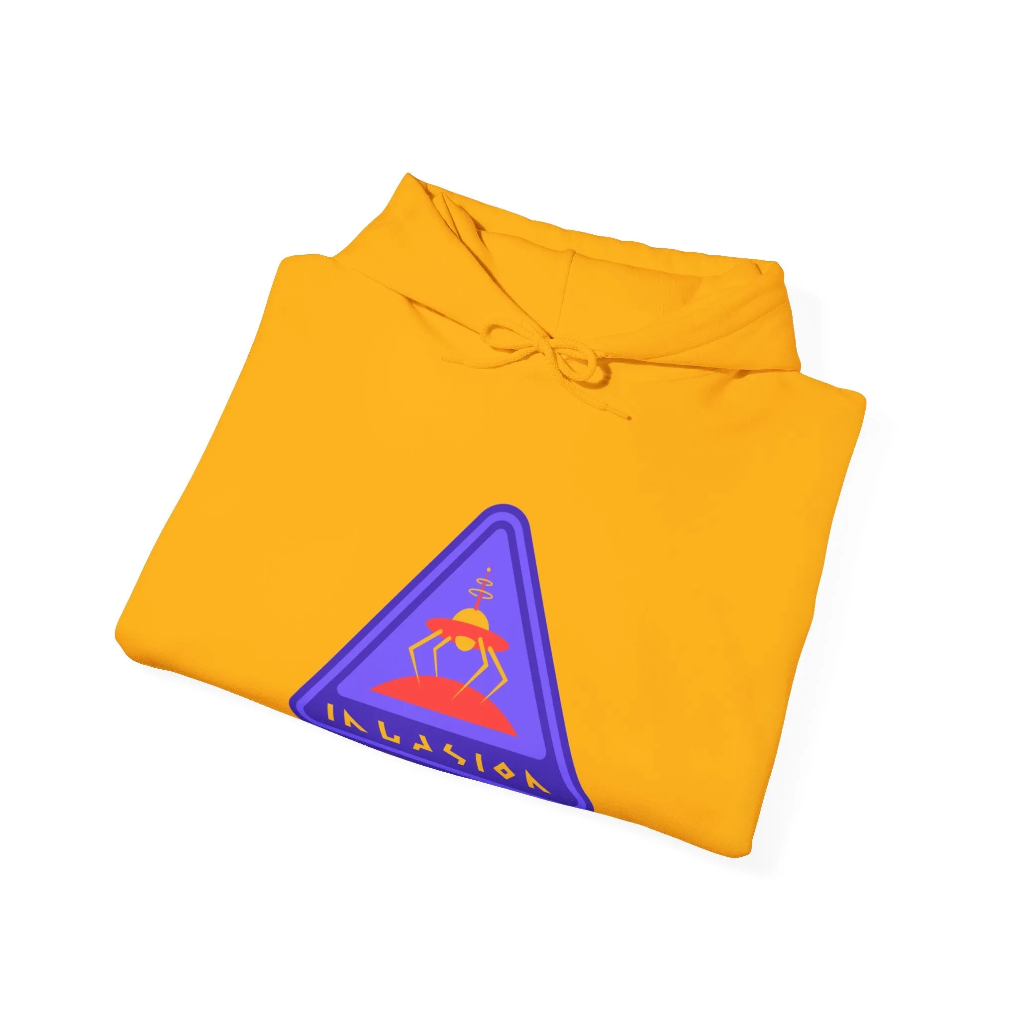 Invasioon Sign Retro Sci-Fi Hoodie