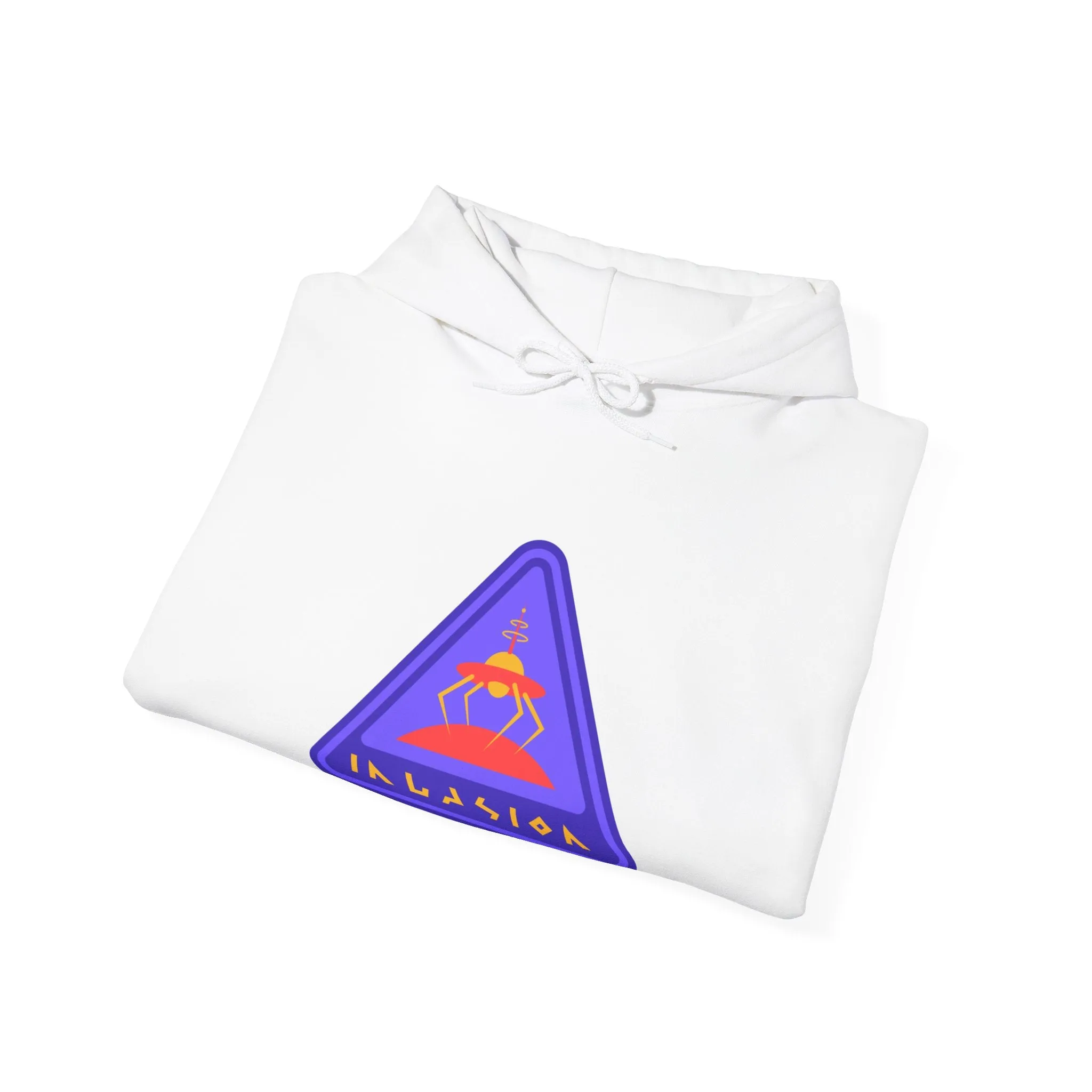 Invasioon Sign Retro Sci-Fi Hoodie