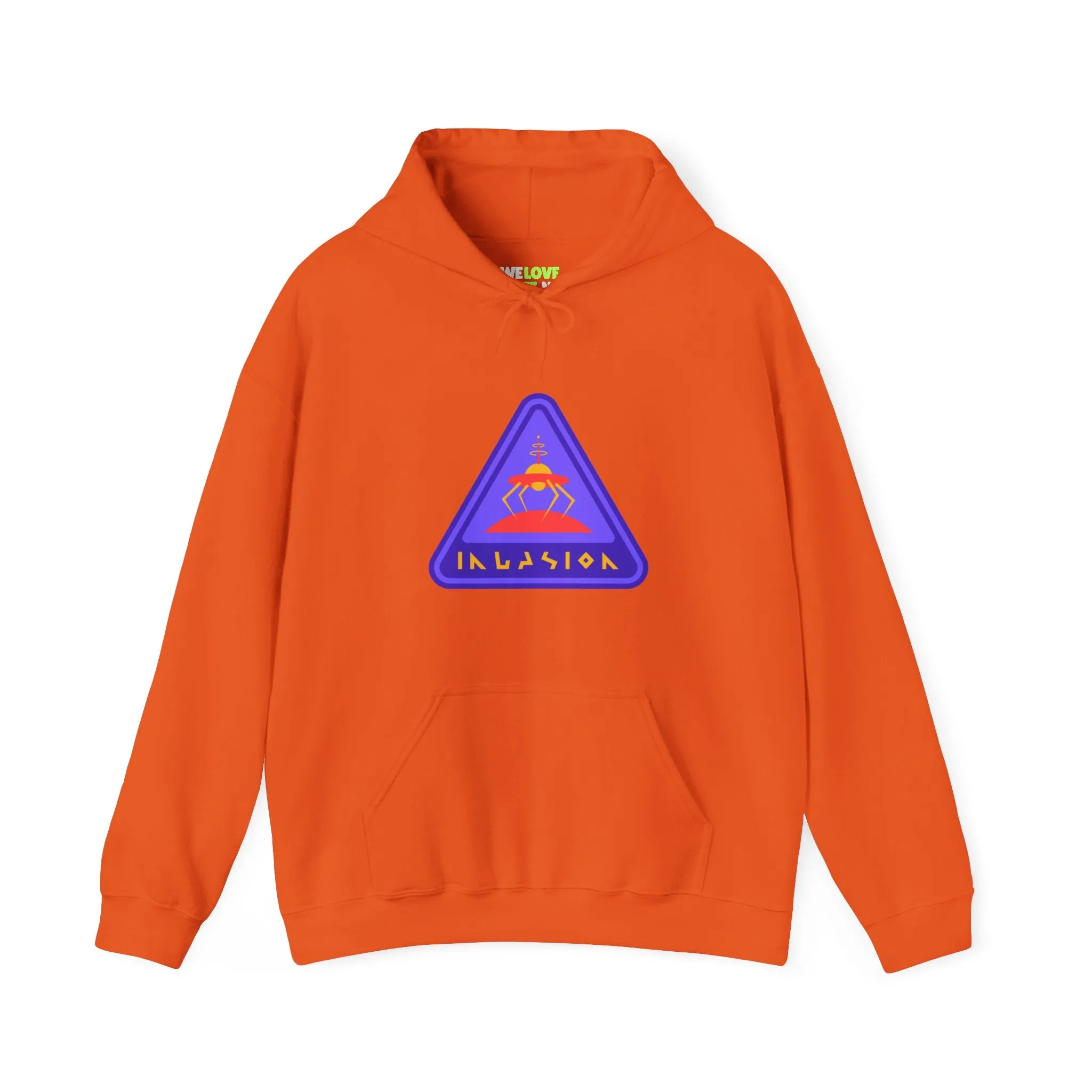 Invasioon Sign Retro Sci-Fi Hoodie