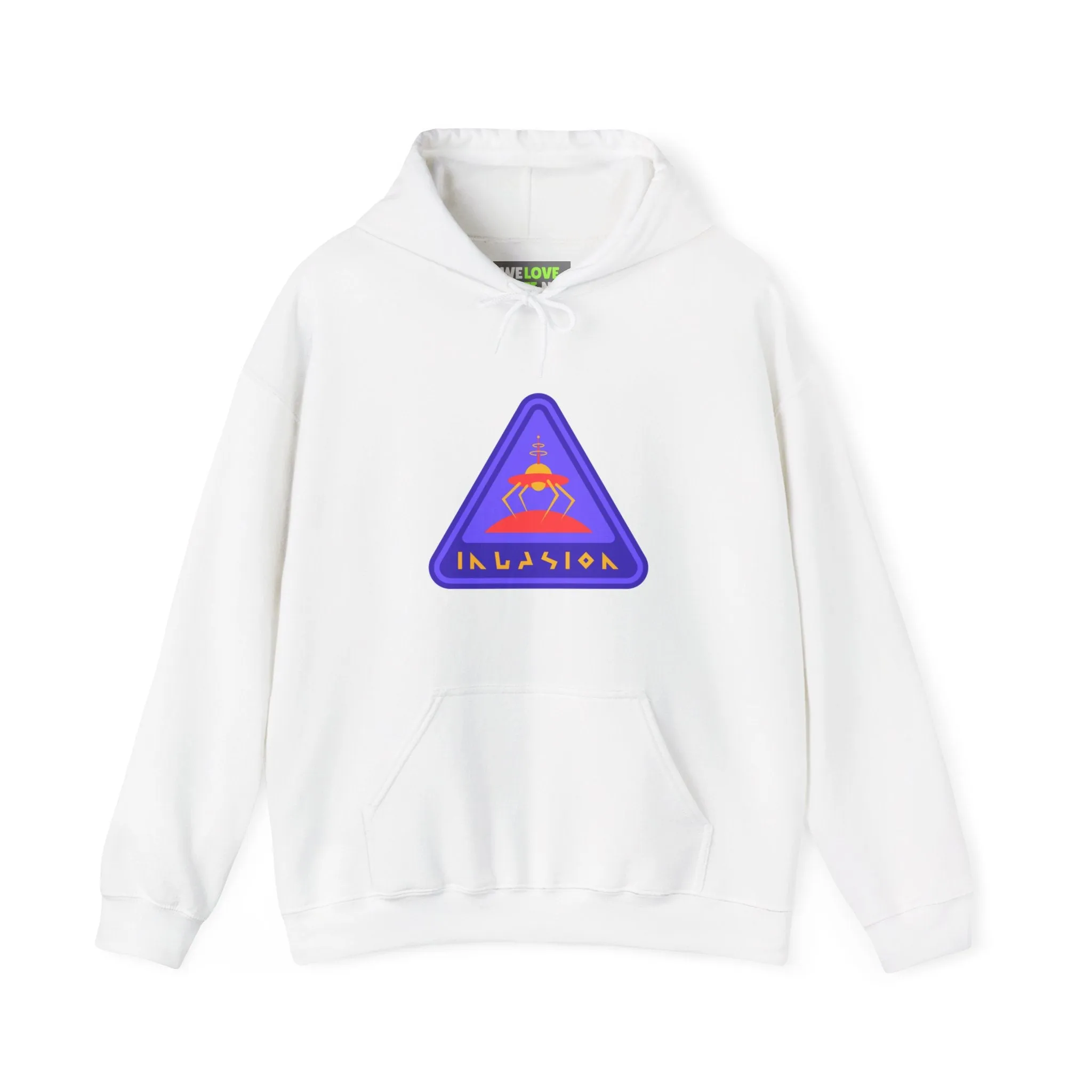 Invasioon Sign Retro Sci-Fi Hoodie