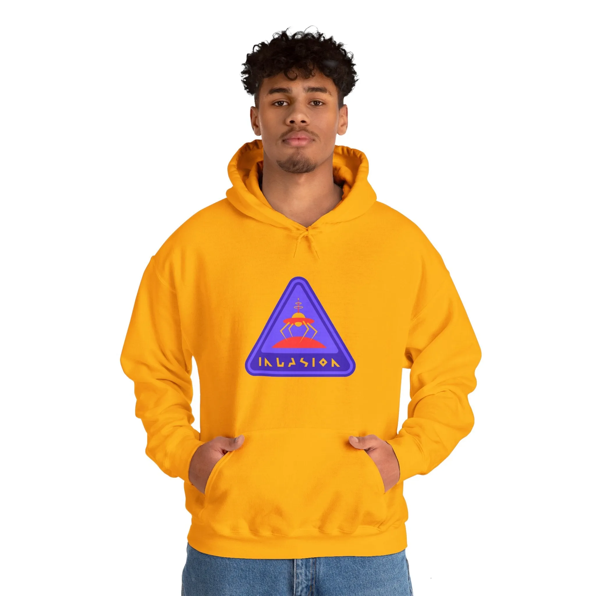 Invasioon Sign Retro Sci-Fi Hoodie