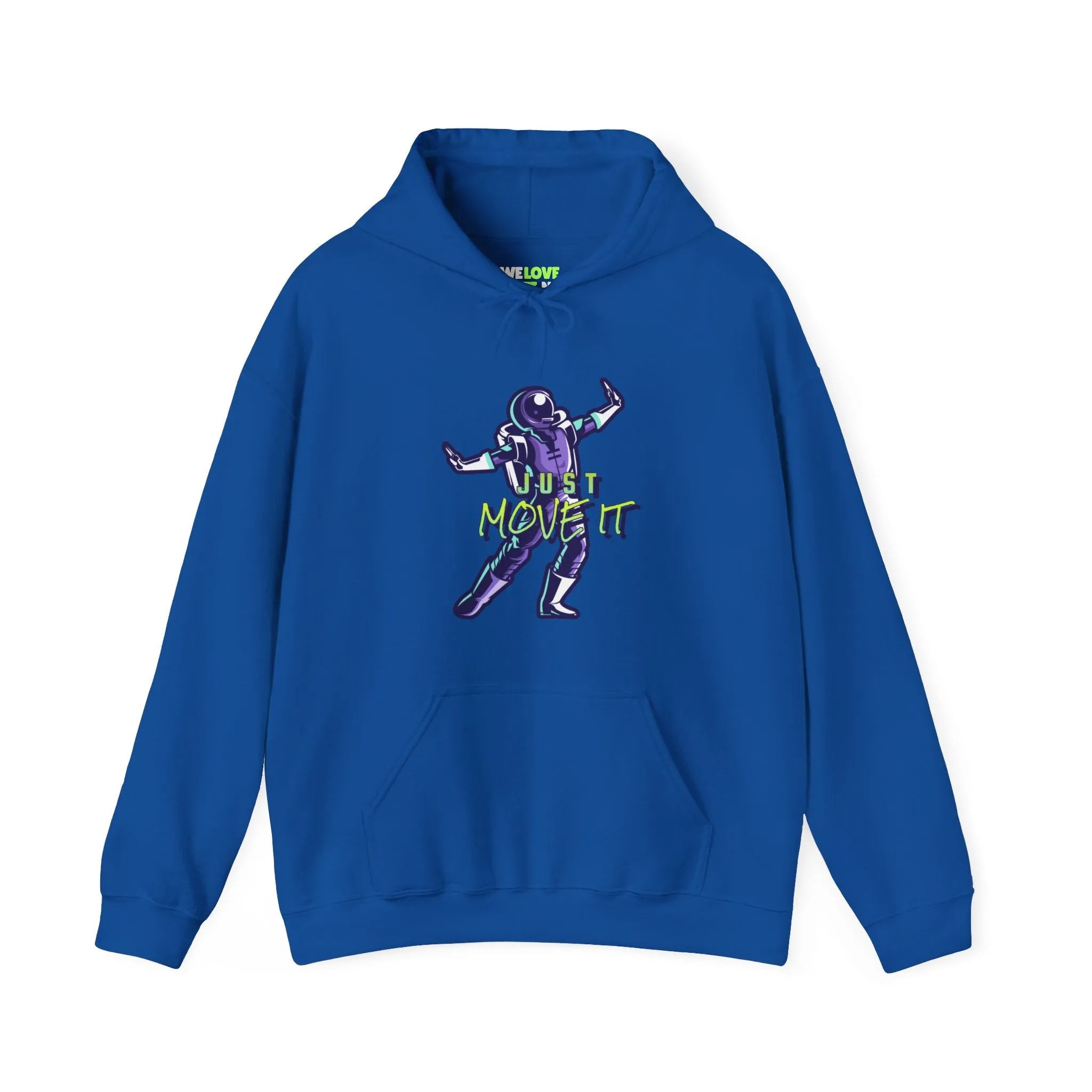 Just Move It Dancing Astronaut Sci-Fi Hoodie