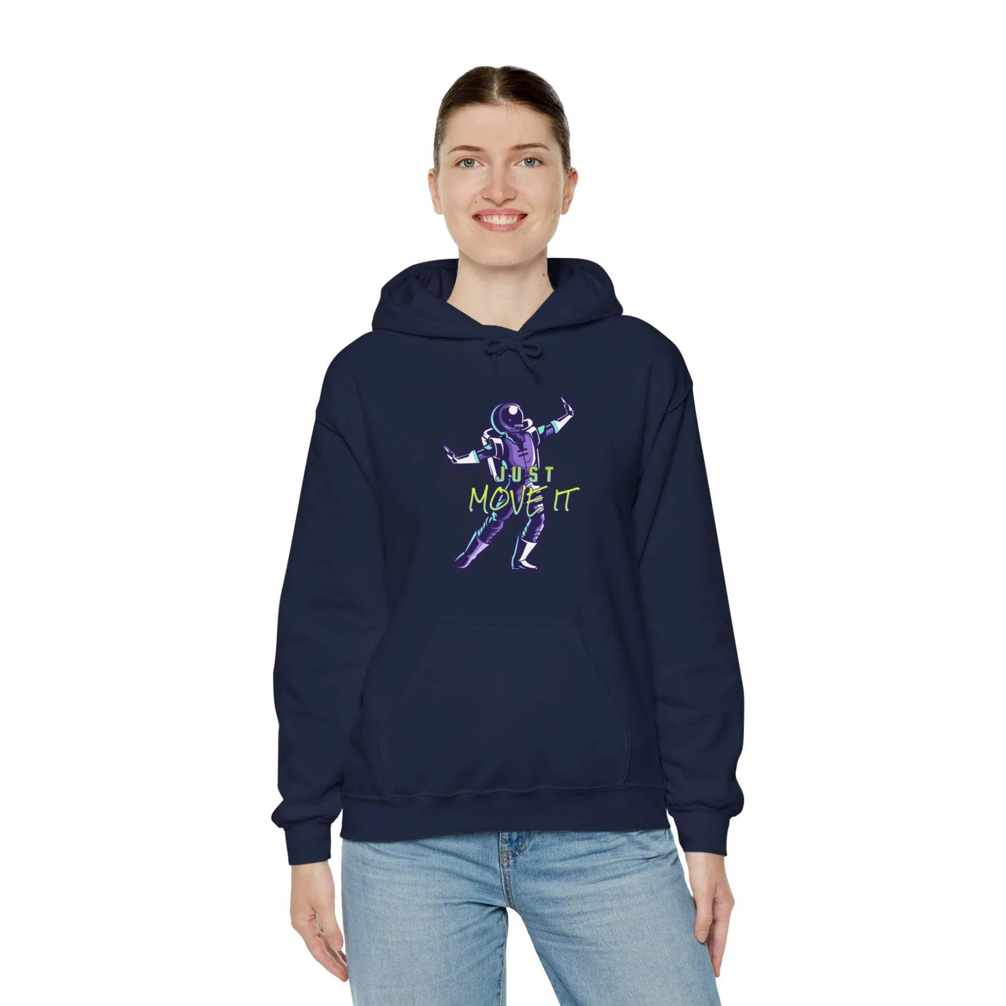 Just Move It Dancing Astronaut Sci-Fi Hoodie