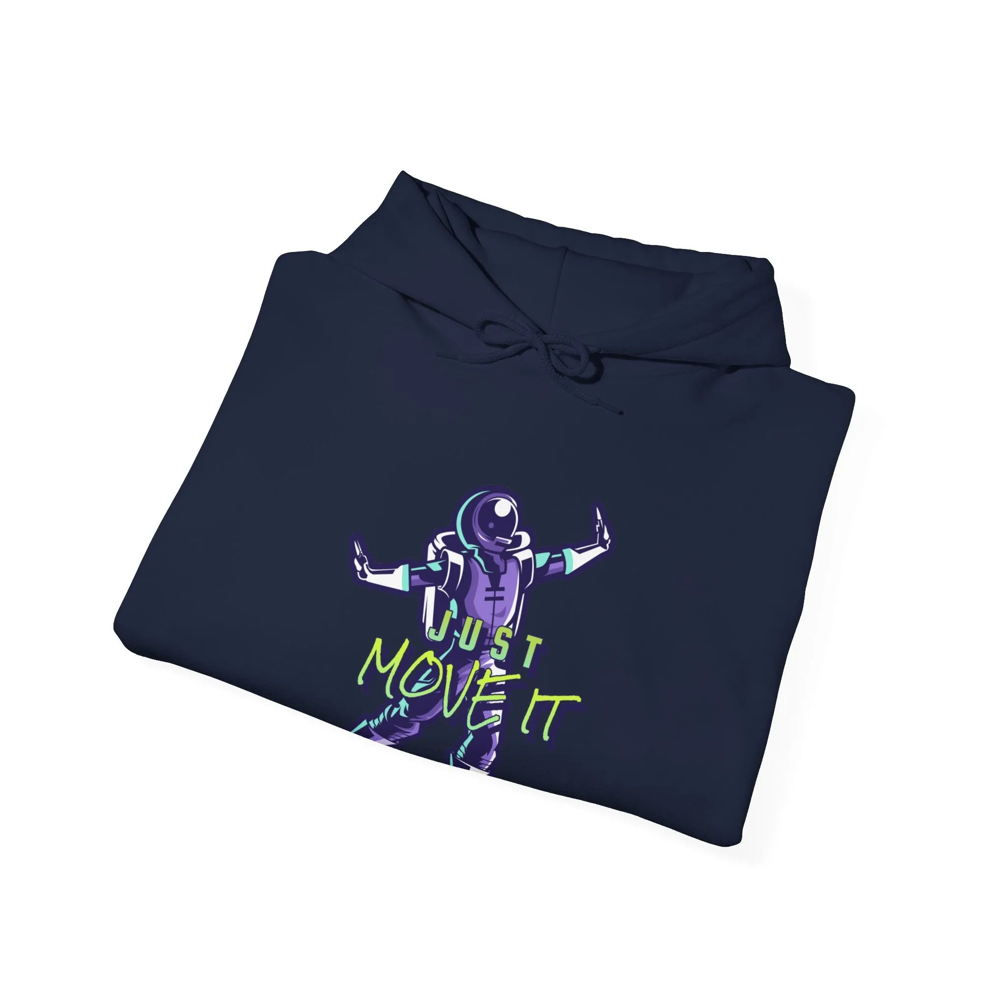 Just Move It Dancing Astronaut Sci-Fi Hoodie