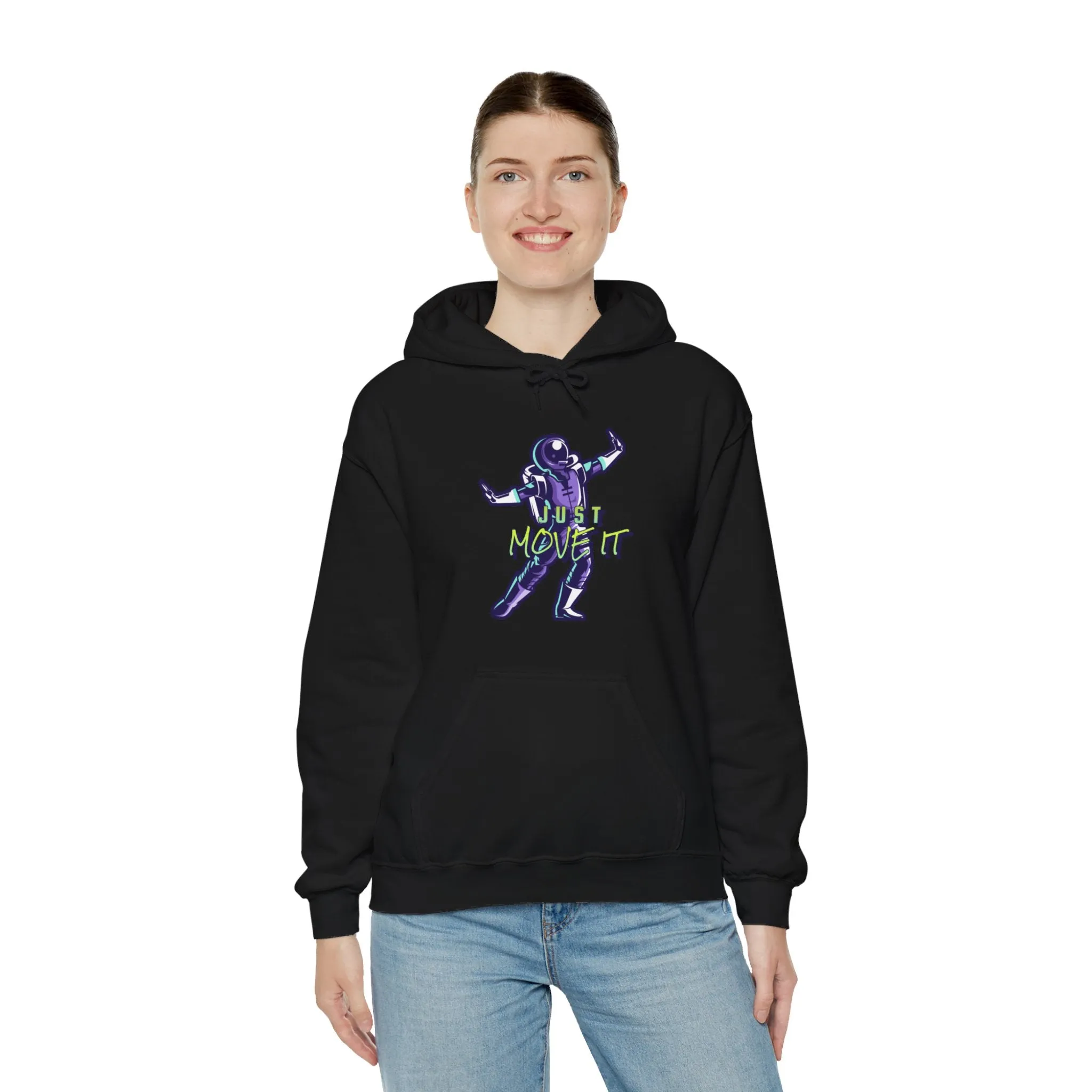Just Move It Dancing Astronaut Sci-Fi Hoodie