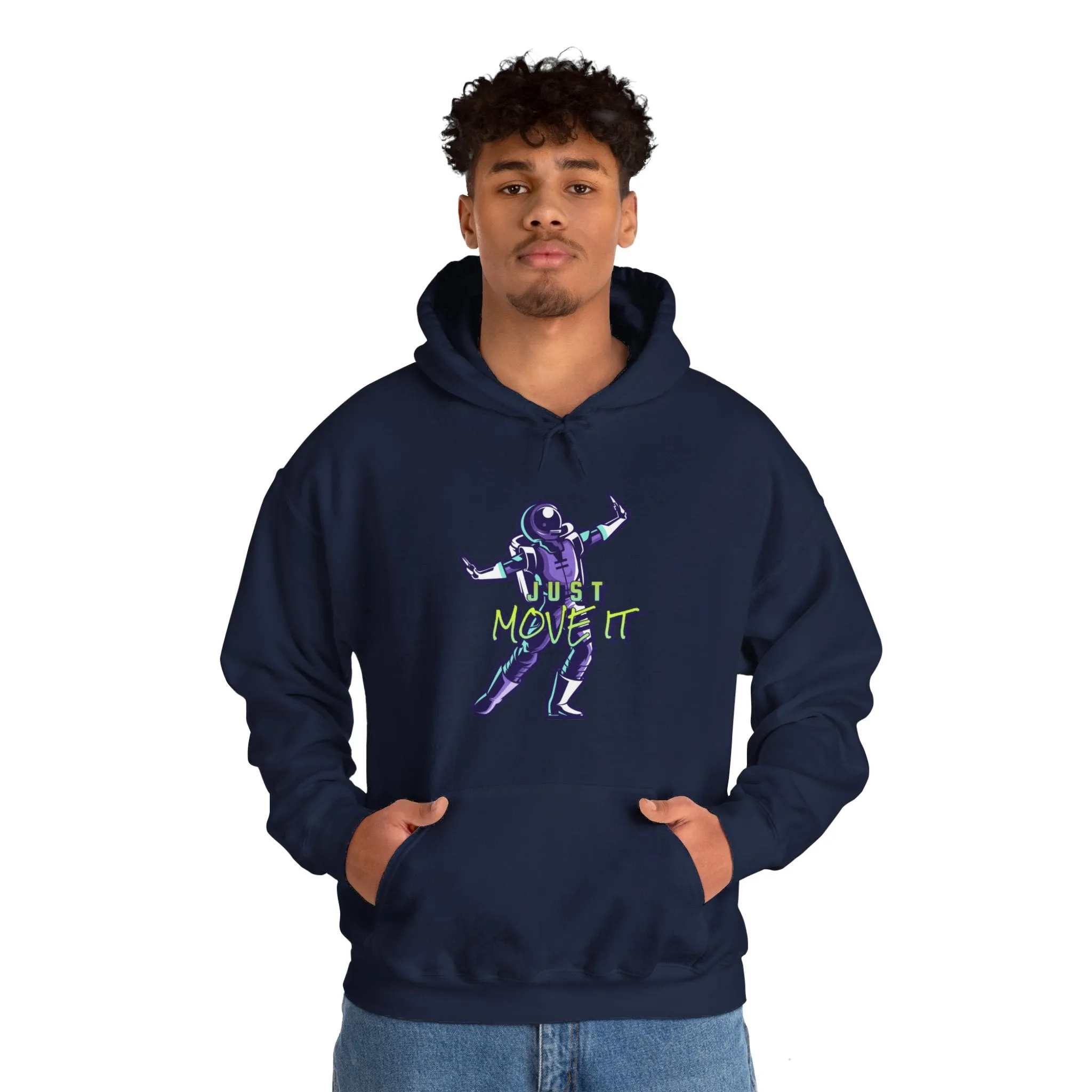 Just Move It Dancing Astronaut Sci-Fi Hoodie