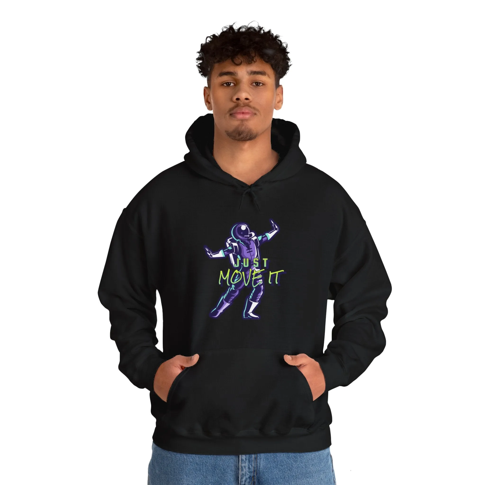 Just Move It Dancing Astronaut Sci-Fi Hoodie