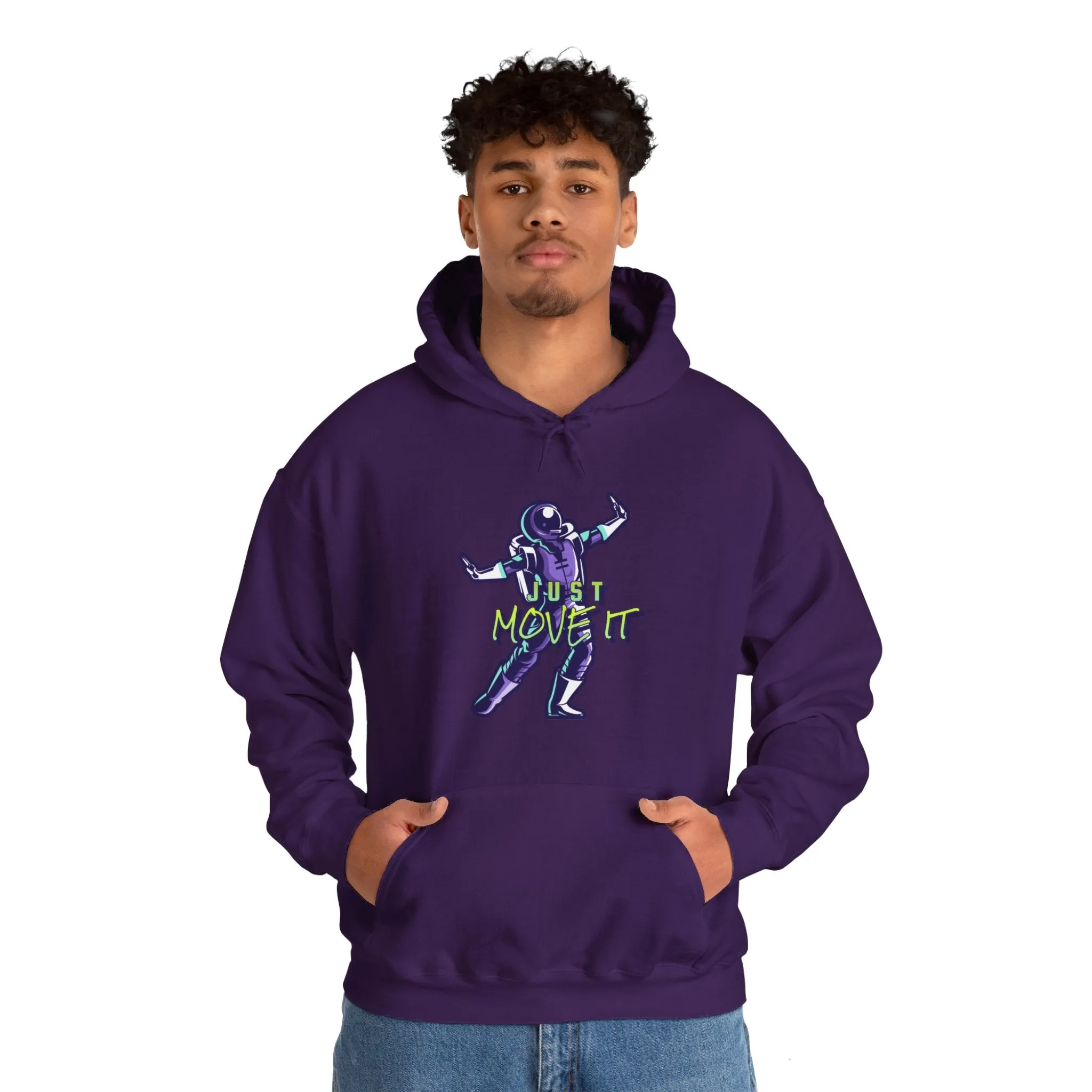Just Move It Dancing Astronaut Sci-Fi Hoodie