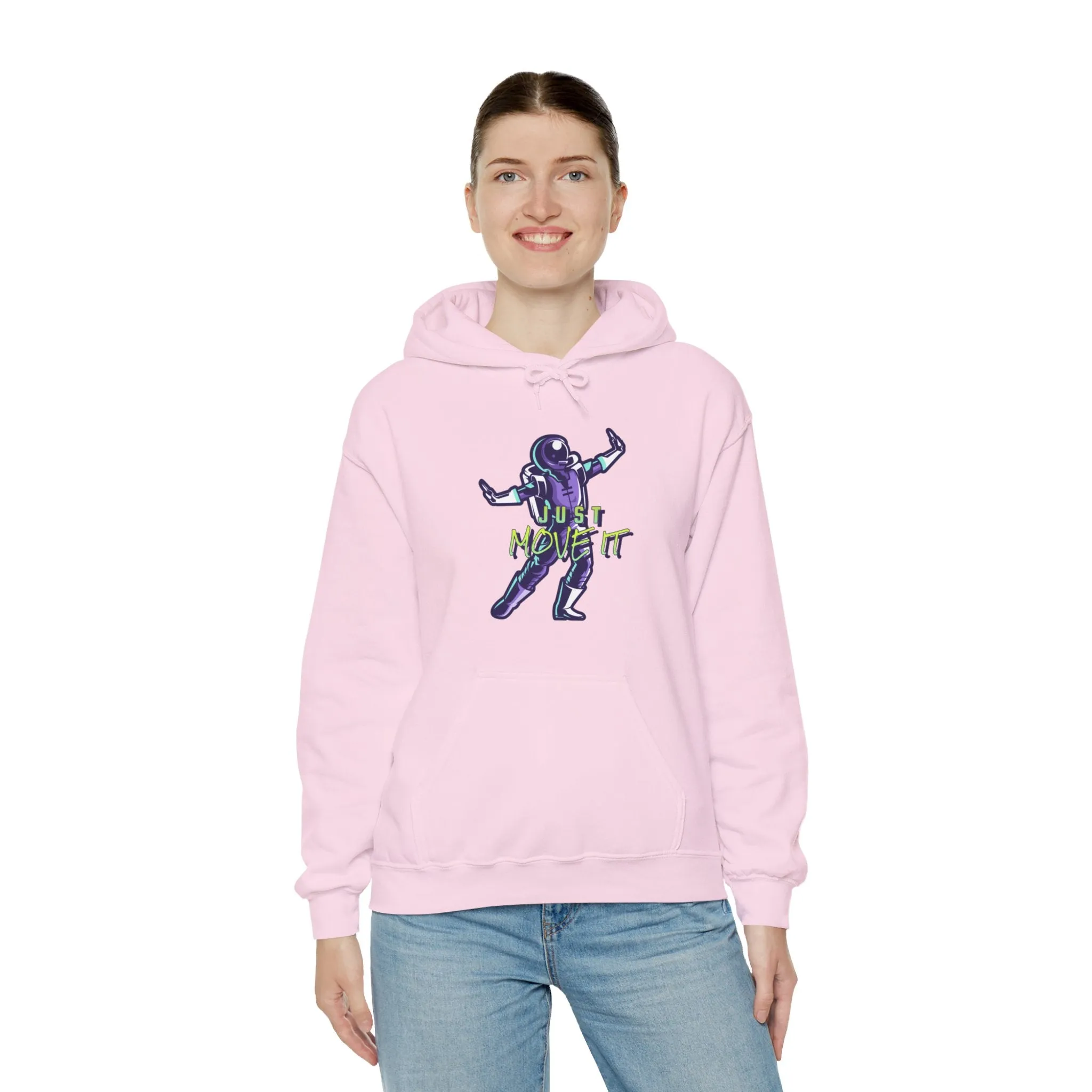 Just Move It Dancing Astronaut Sci-Fi Hoodie