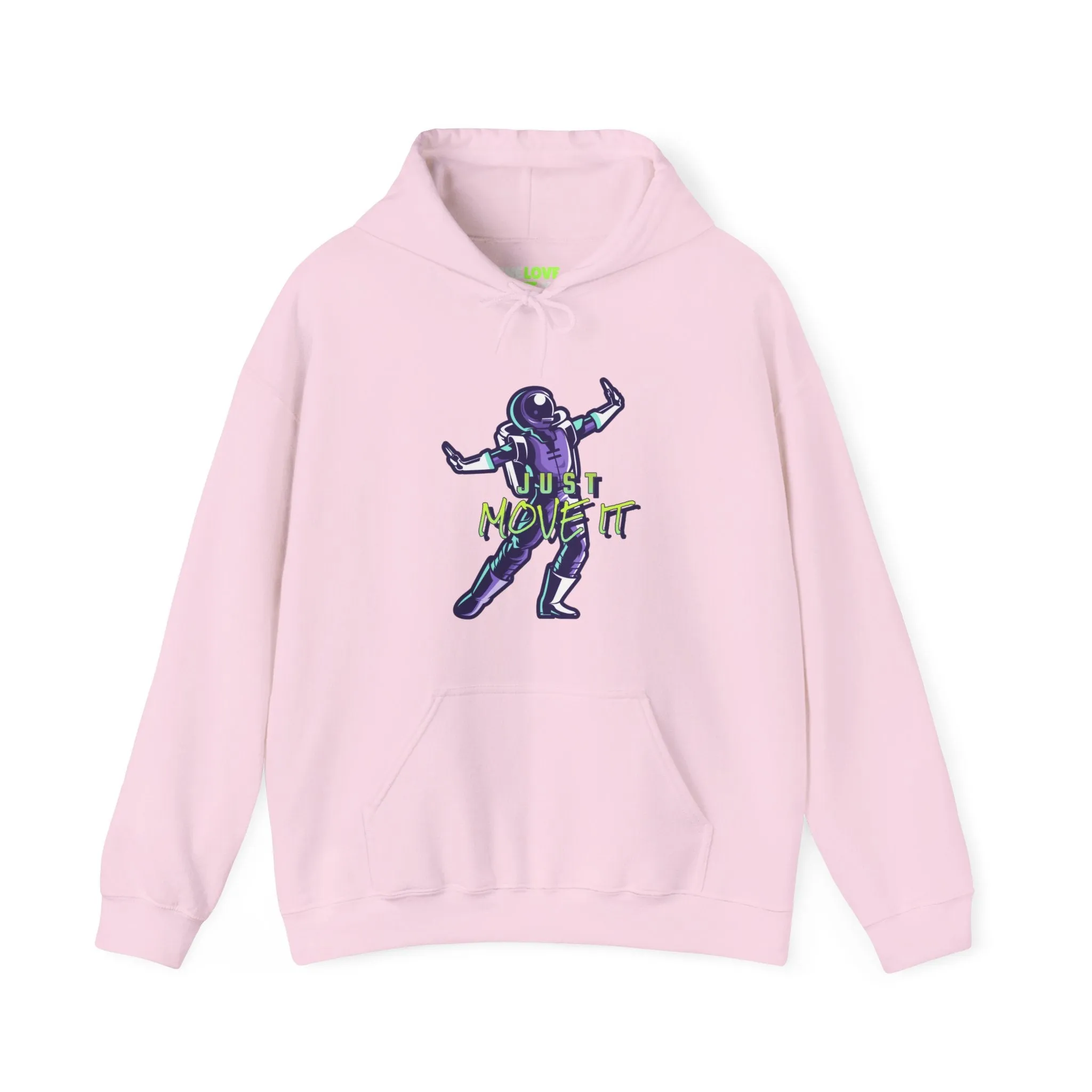 Just Move It Dancing Astronaut Sci-Fi Hoodie