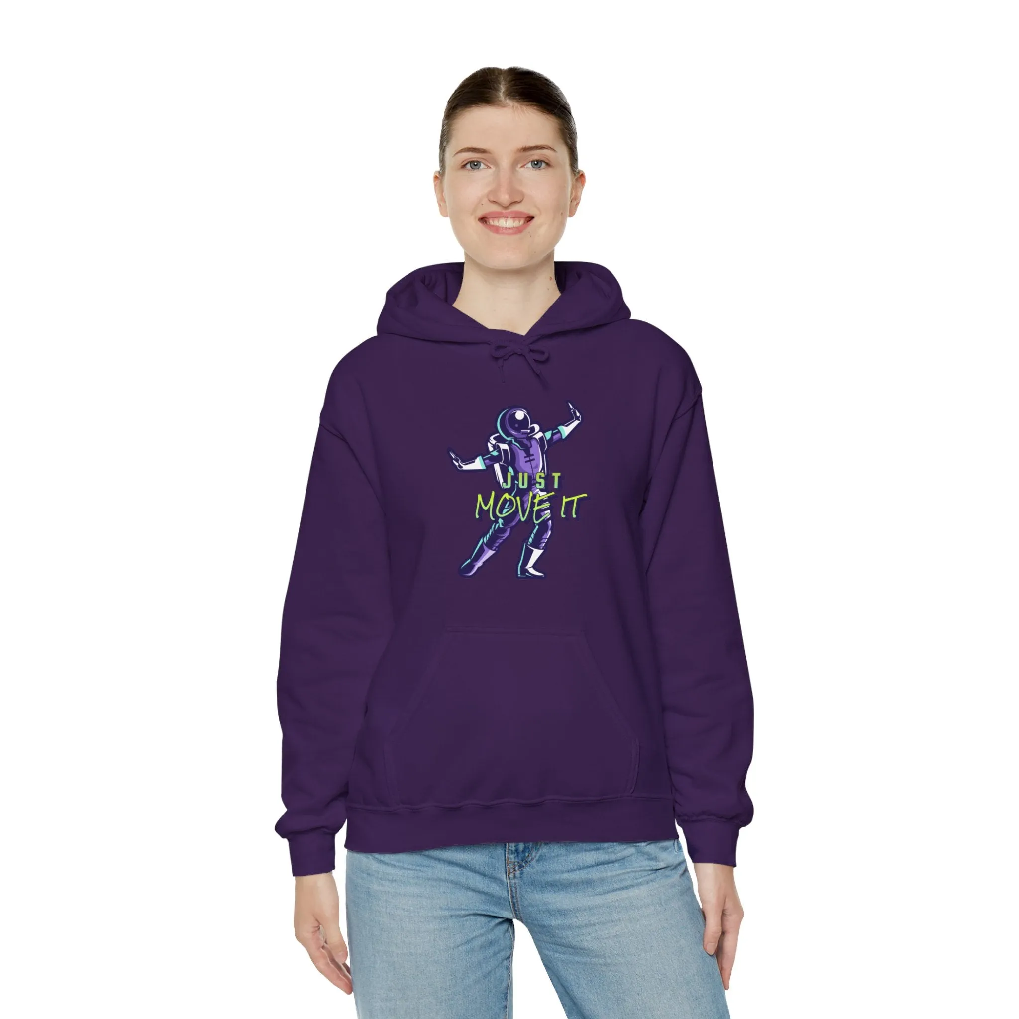 Just Move It Dancing Astronaut Sci-Fi Hoodie
