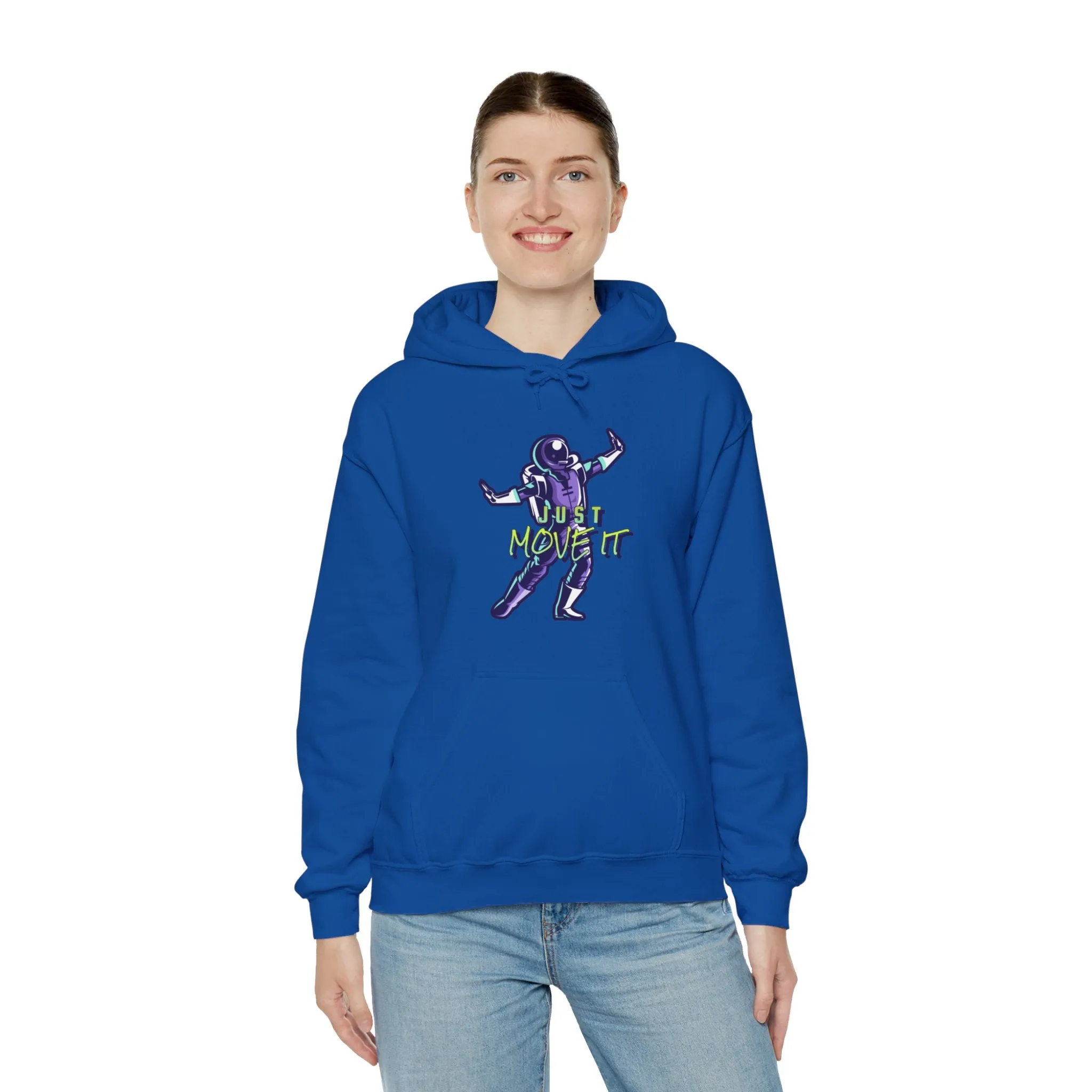 Just Move It Dancing Astronaut Sci-Fi Hoodie