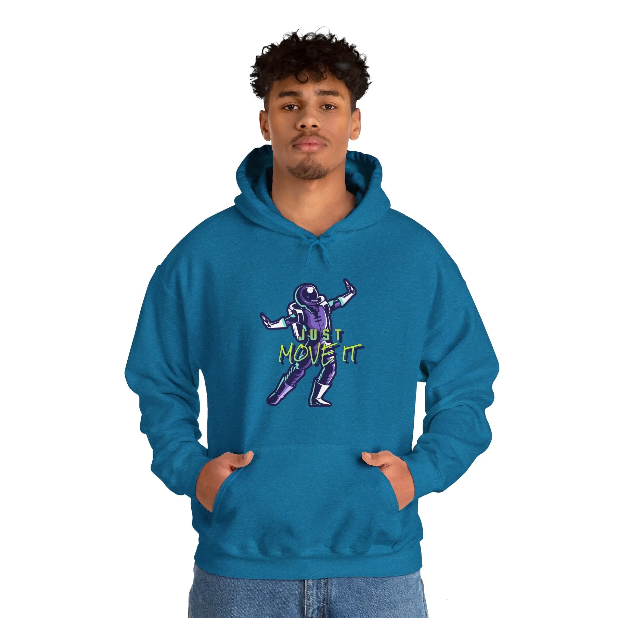 Just Move It Dancing Astronaut Sci-Fi Hoodie