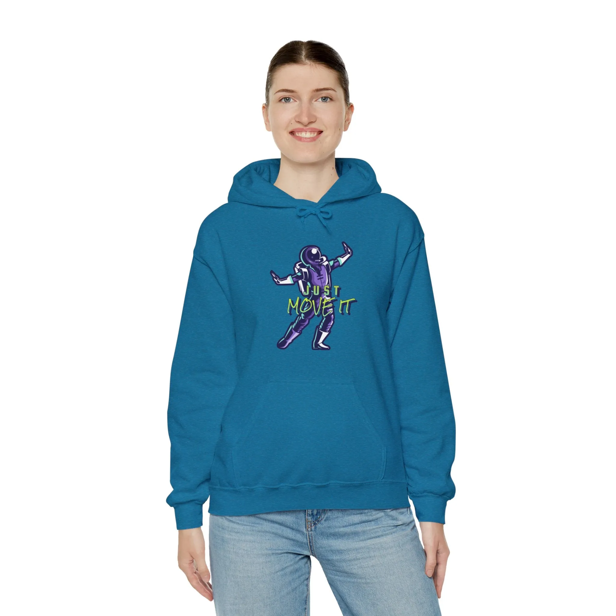 Just Move It Dancing Astronaut Sci-Fi Hoodie