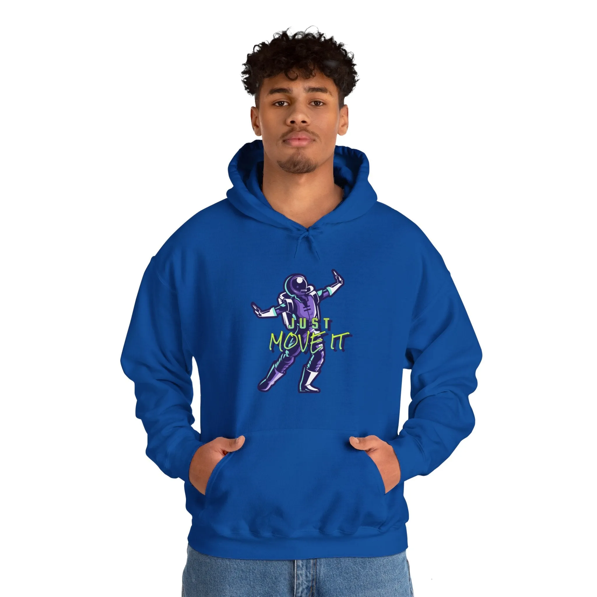 Just Move It Dancing Astronaut Sci-Fi Hoodie
