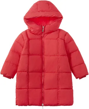 Kids Toddler Baby Girls Boys Winter Warm Thick Solid Cotton Long Sleeve Padded Jacket Coat Warm Jacket Kids
