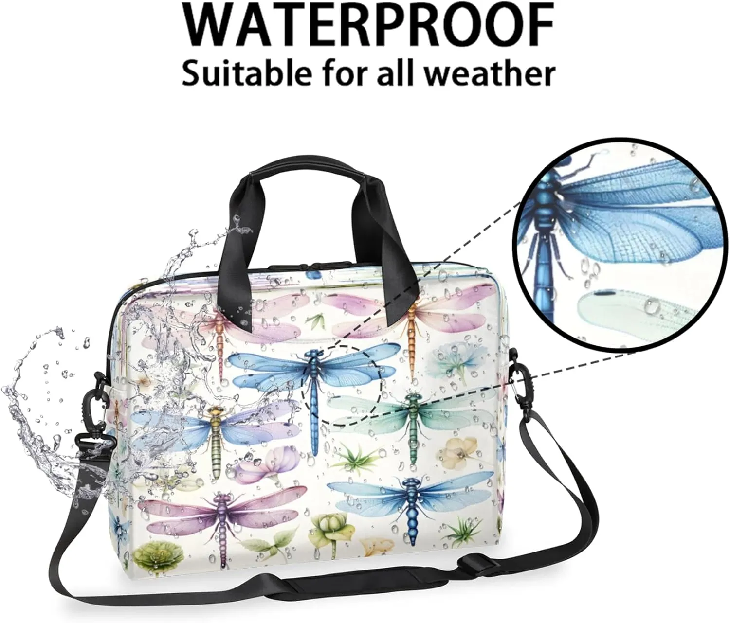 Laptop Carrying Case, Laptop and Tablet, Sleek Design, Water-Repellent Fabric, Business Casual, Casual Toploader